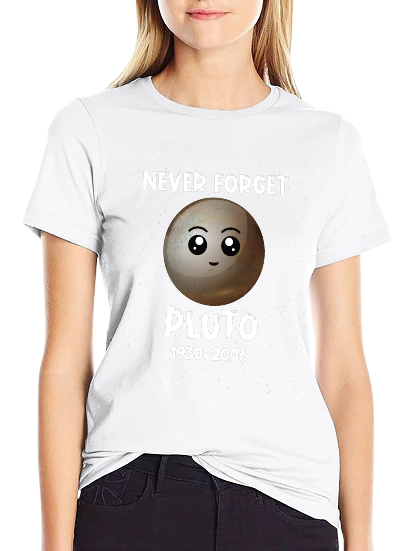 Never Forget Pluto T-Shirt - Astronomy Space Tee