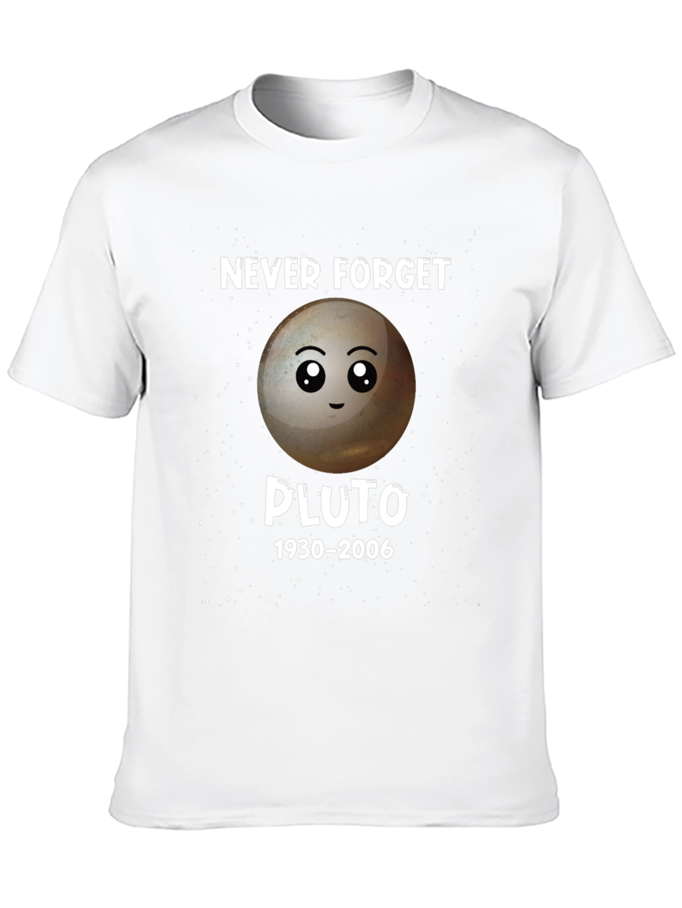 Never Forget Pluto T-Shirt - Astronomy Space Tee