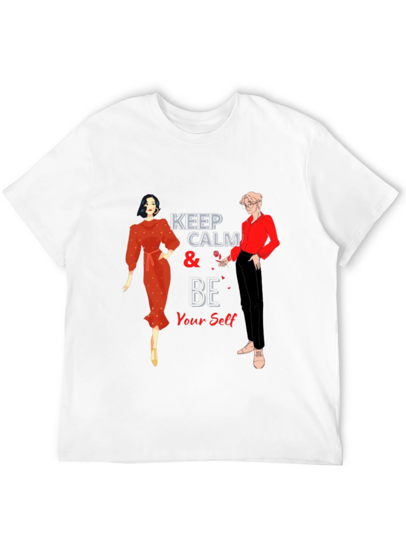 Keep Calm & Be Yourself Graphic Tee