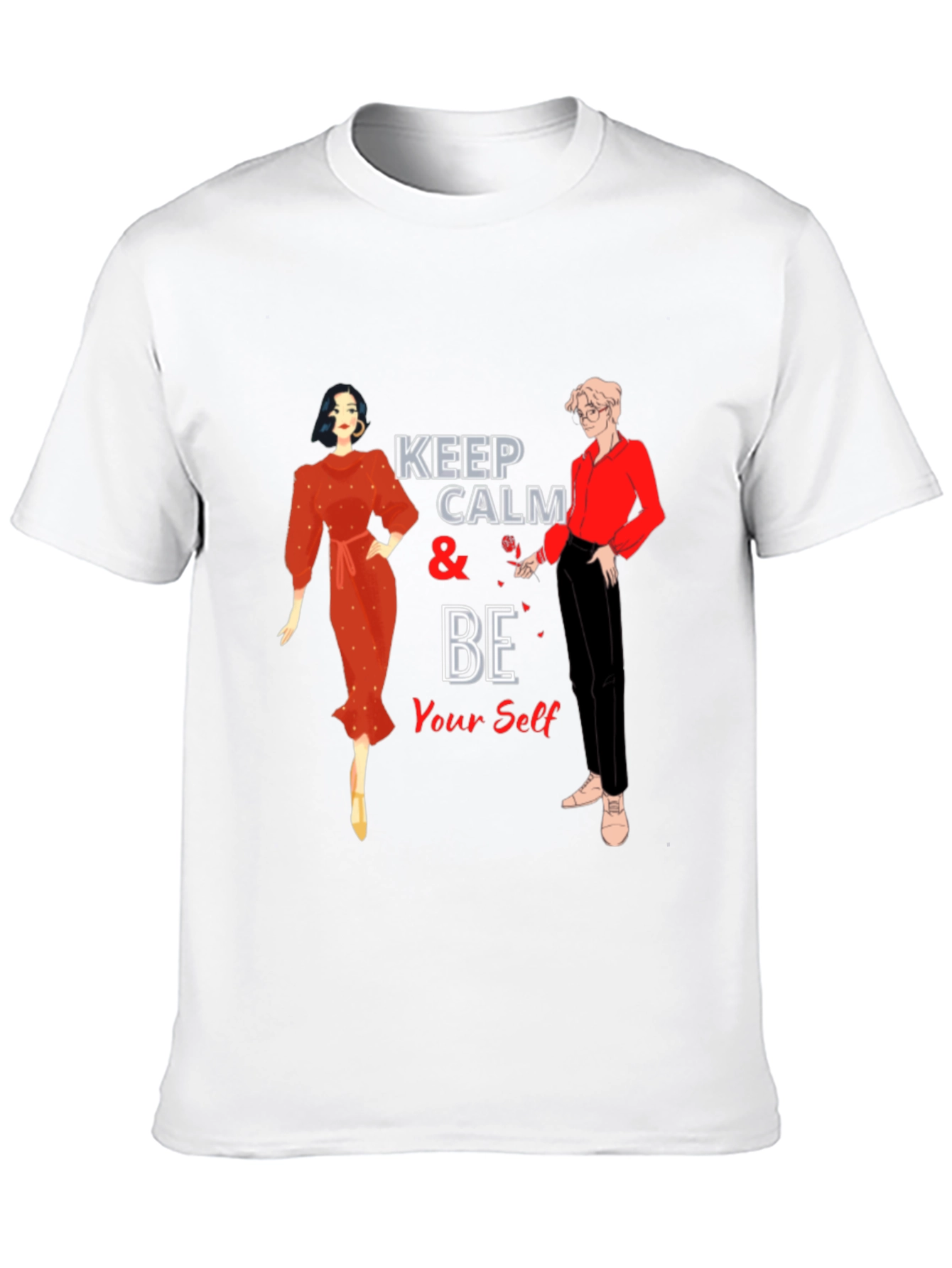 Keep Calm & Be Yourself Graphic Tee