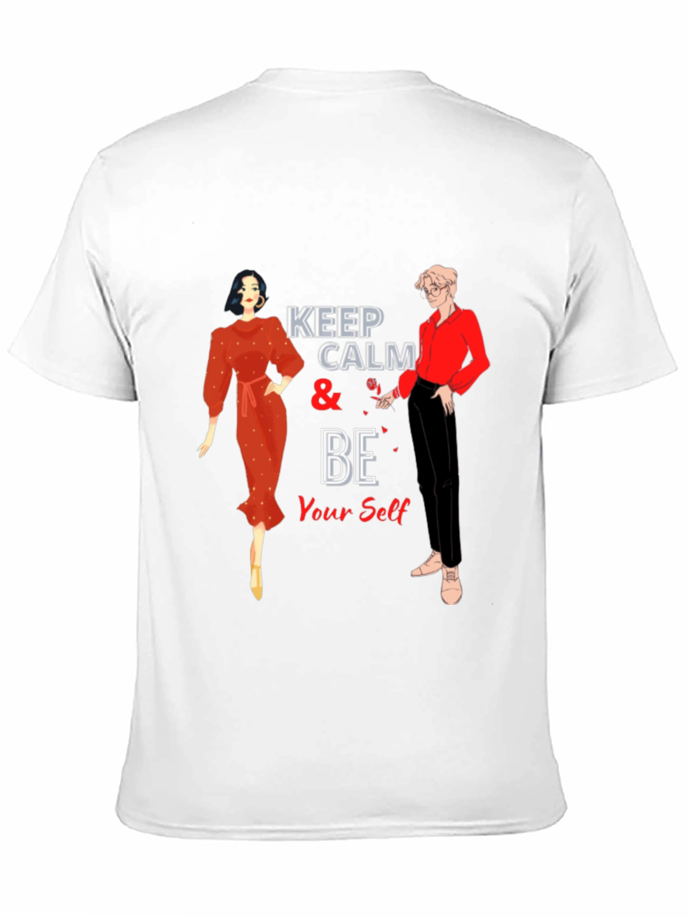 Keep Calm & Be Yourself Graphic Tee