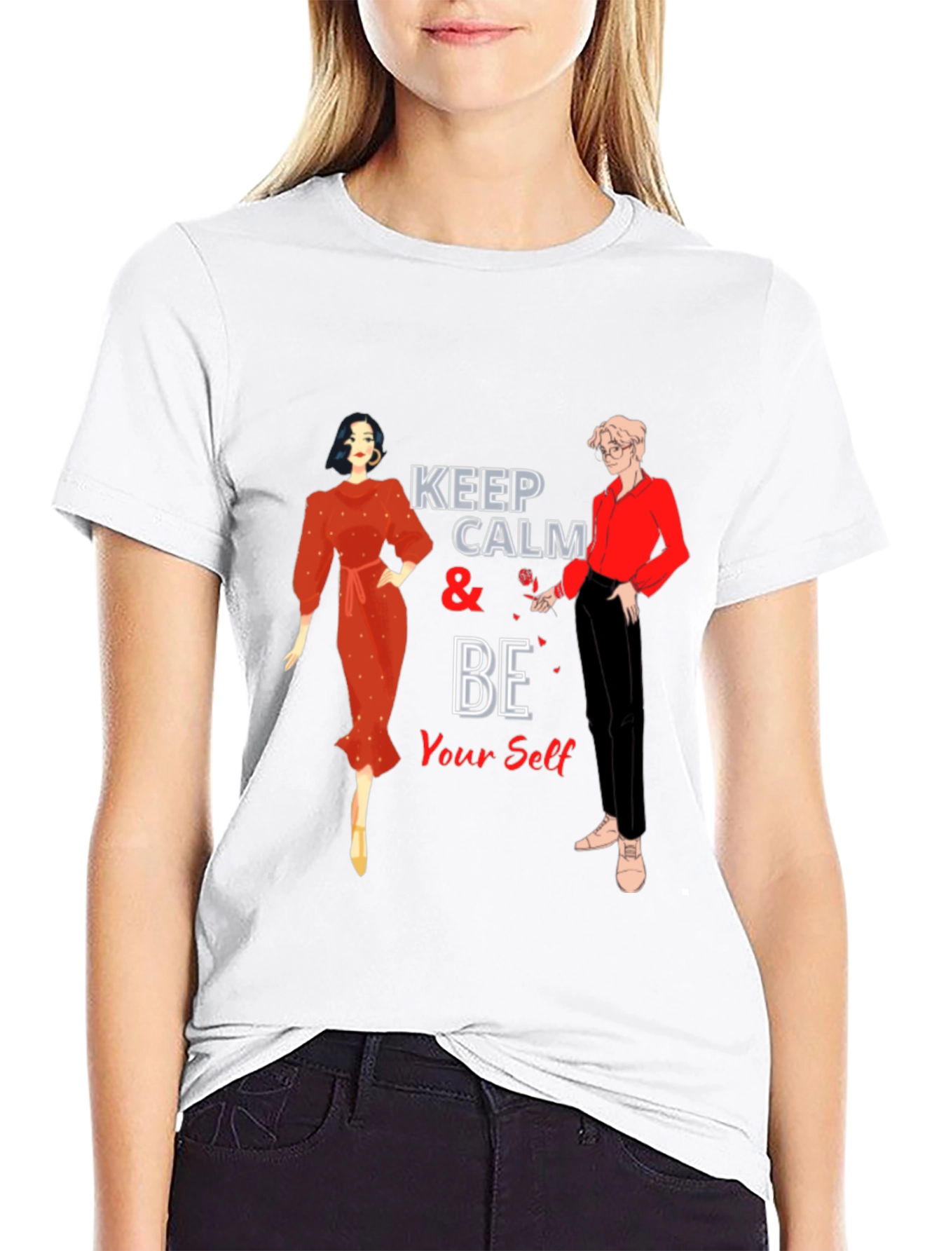 Keep Calm & Be Yourself Graphic Tee