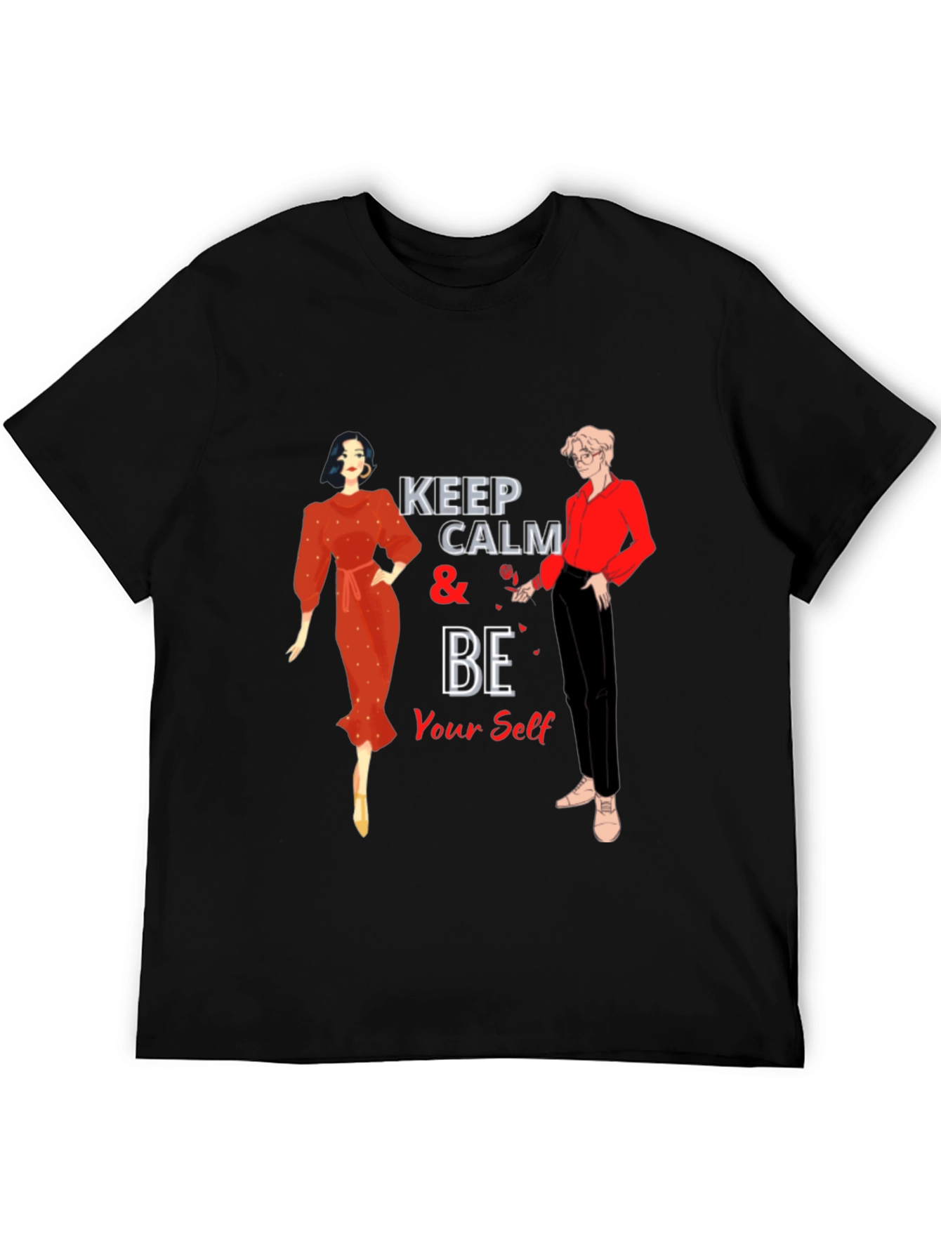 Keep Calm & Be Yourself Graphic Tee