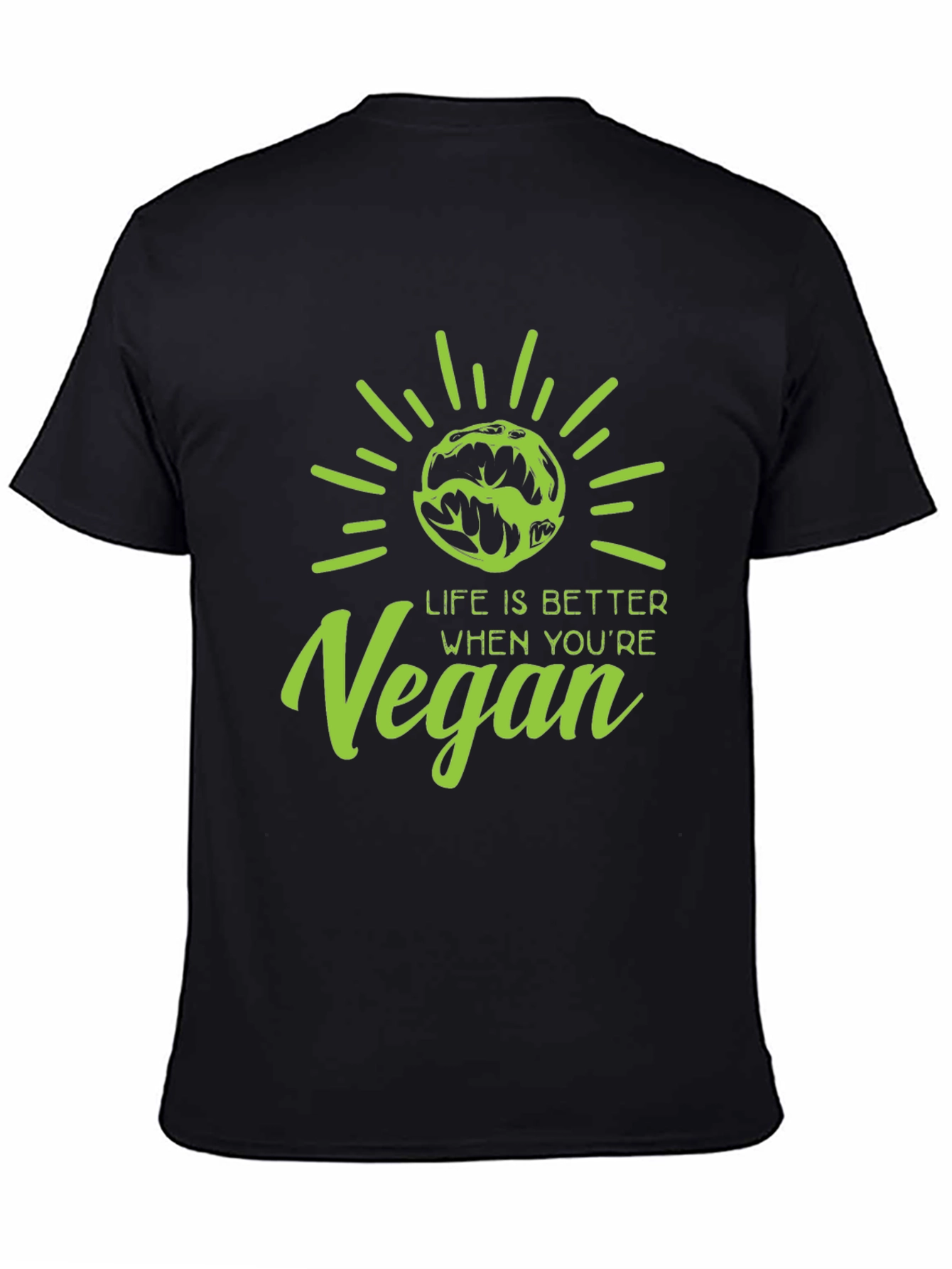 Vegan Life T-Shirt - Black
