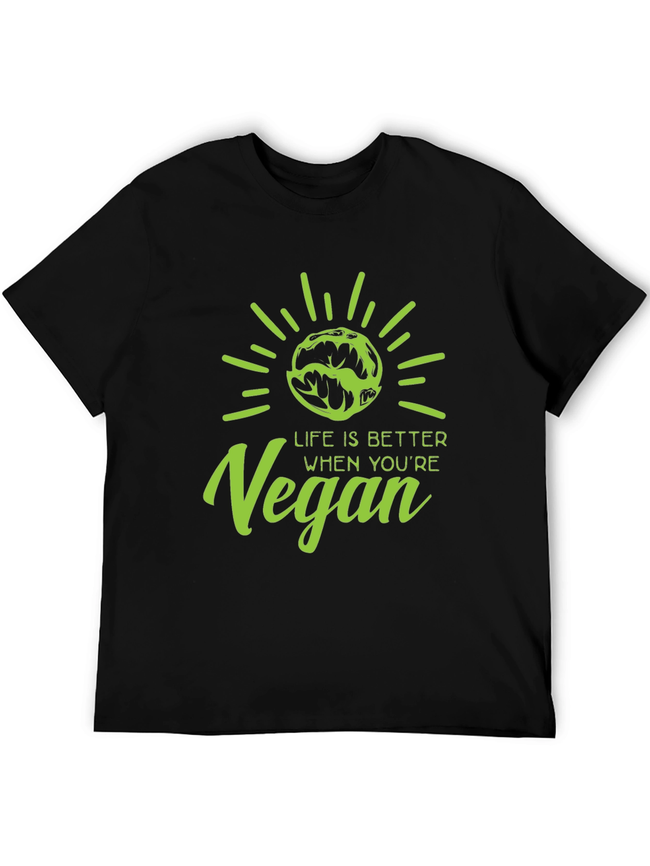 Vegan Life T-Shirt - Black