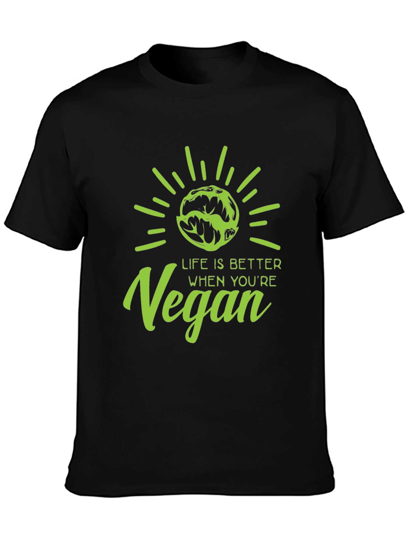 Vegan Life T-Shirt - Black