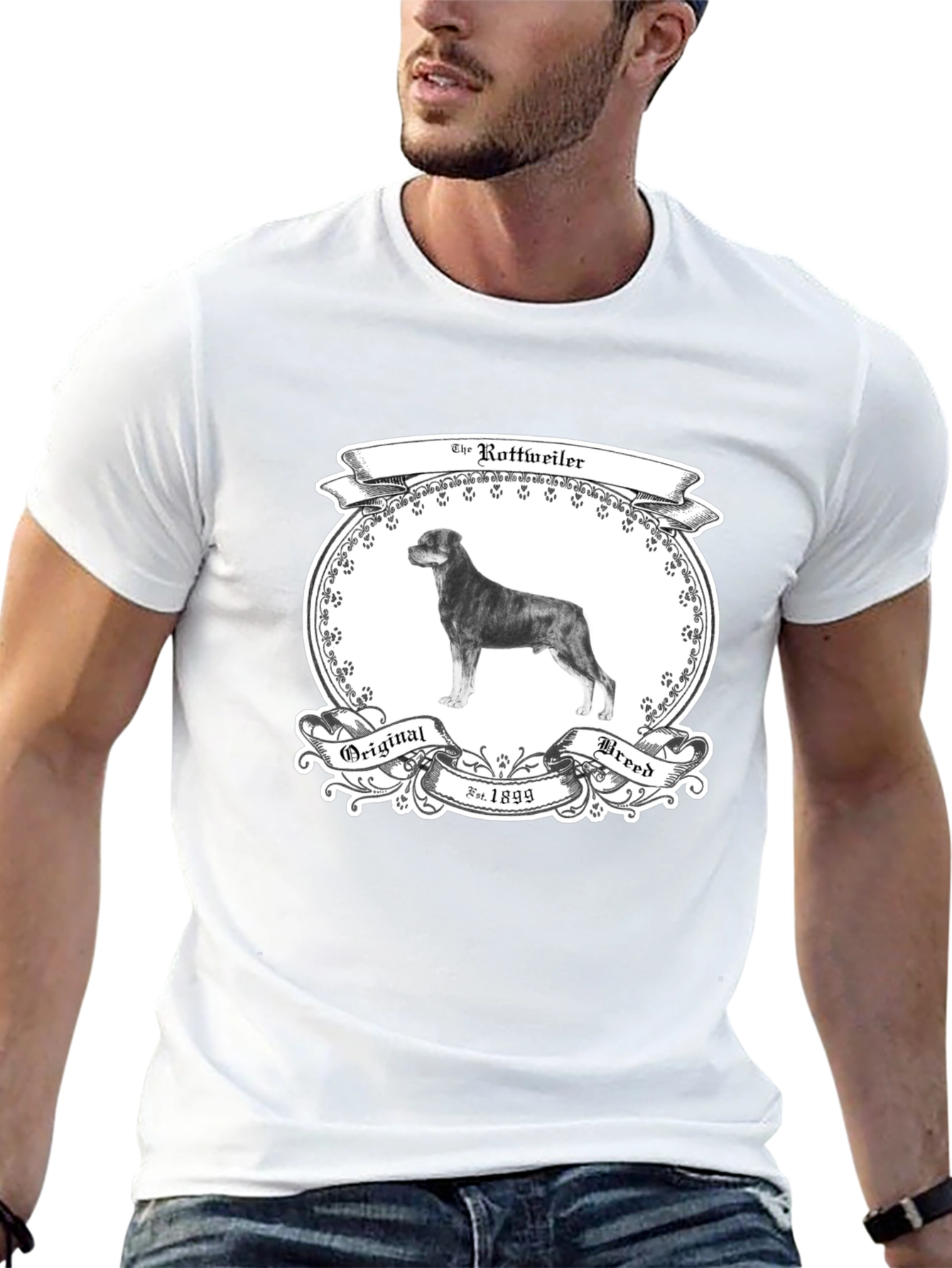 Rottweiler Breed T-Shirt - Original Design