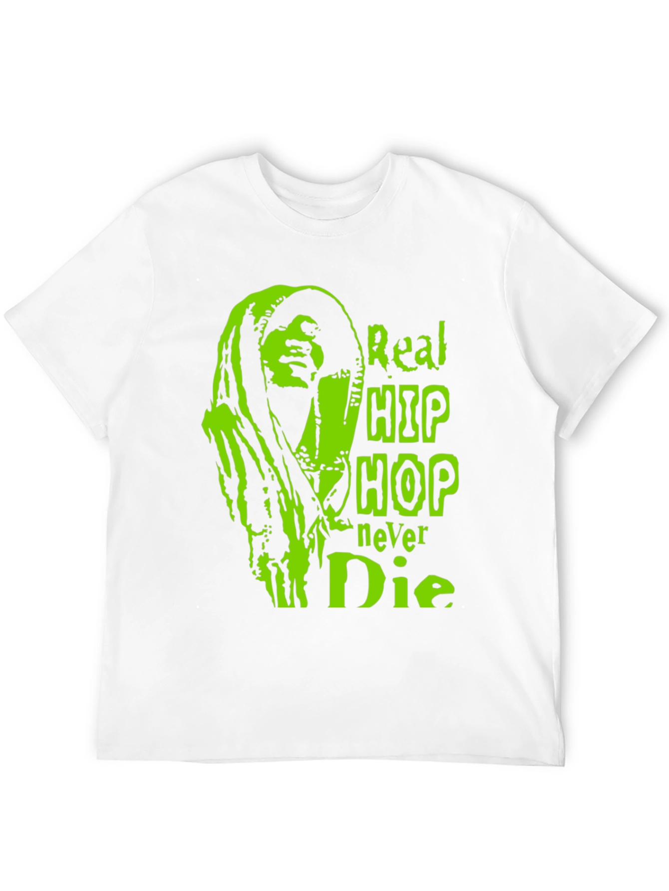 Real Hip Hop Never Die Graphic T-Shirt