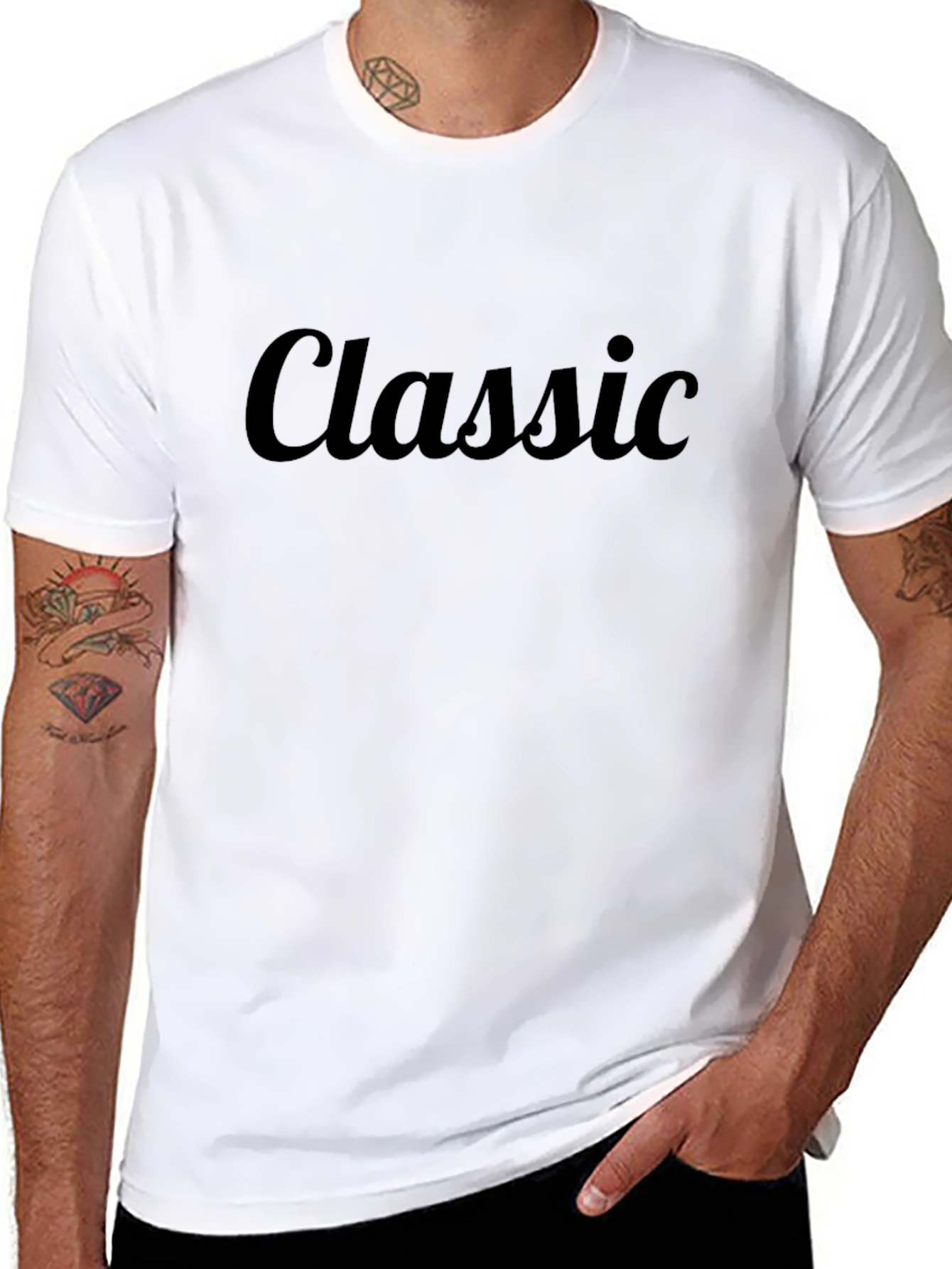 Classic Black Tee