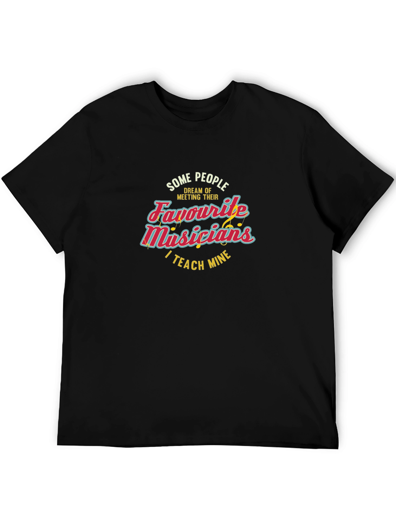 Musician Teacher Black T-Shirt
