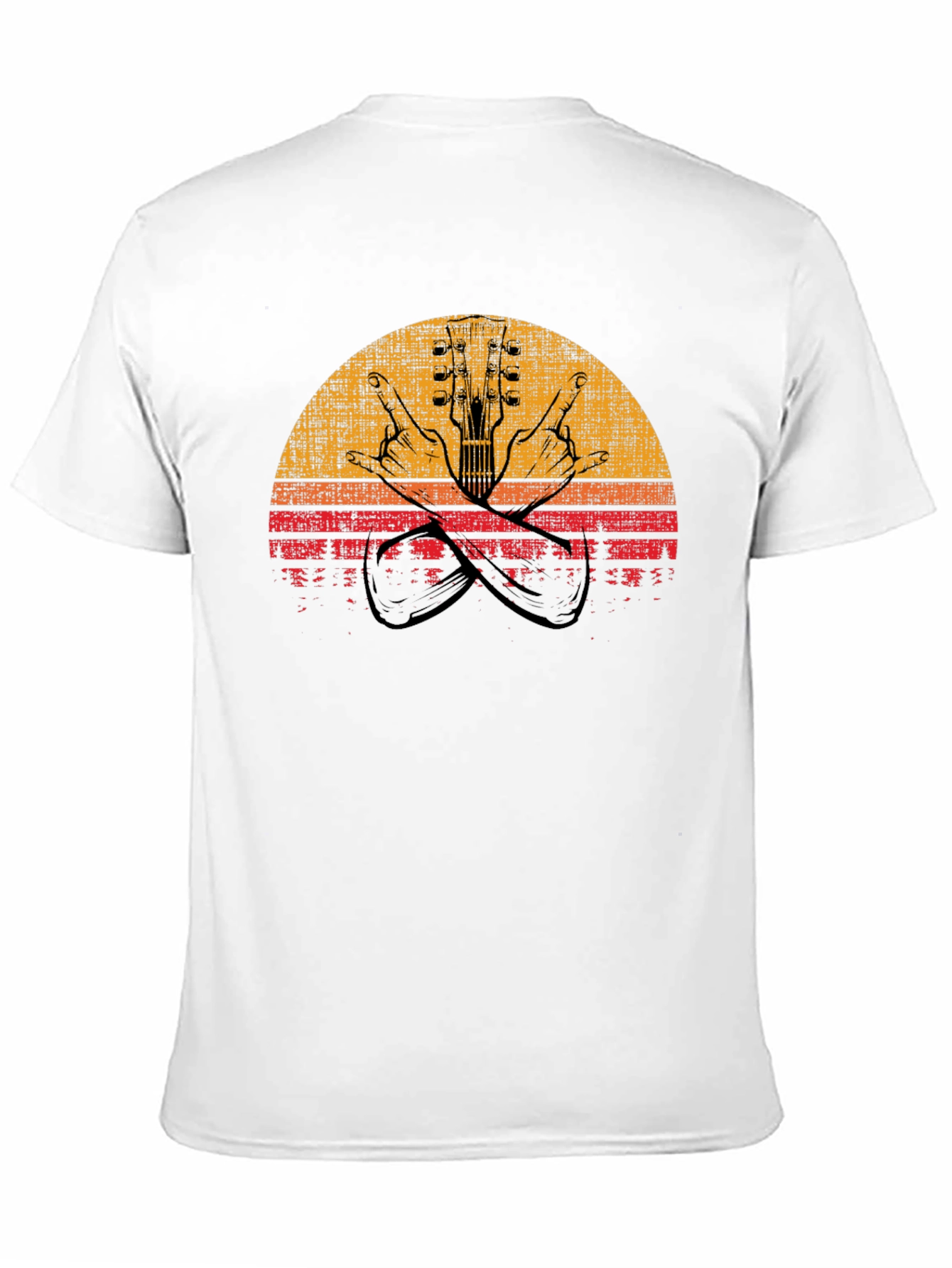 Retro Rock Guitar T-Shirt