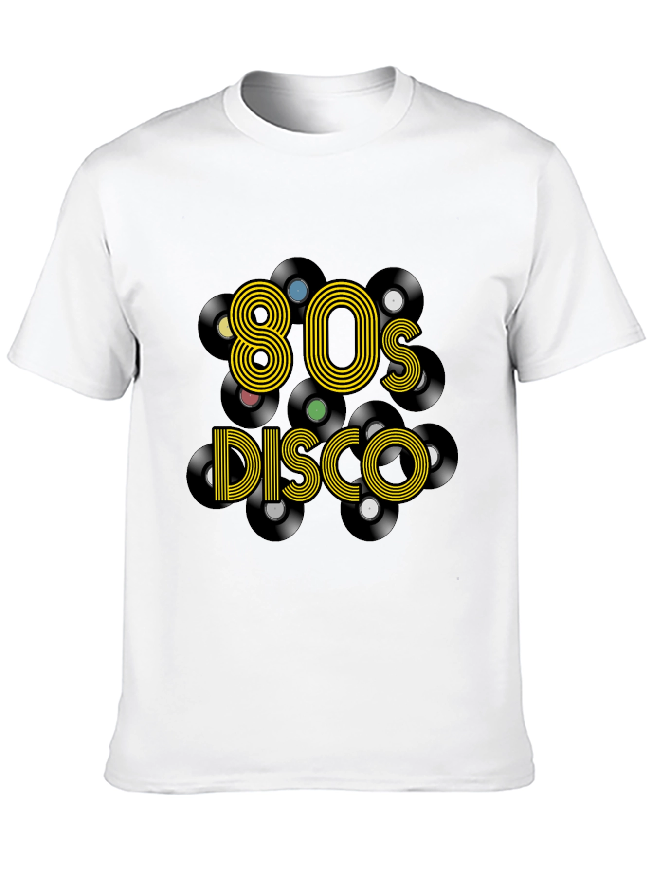 80s Disco Graphic Tee - Retro Style T-Shirt