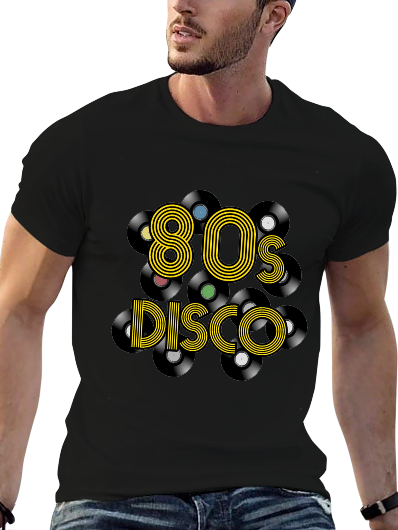 80s Disco Graphic Tee - Retro Style T-Shirt