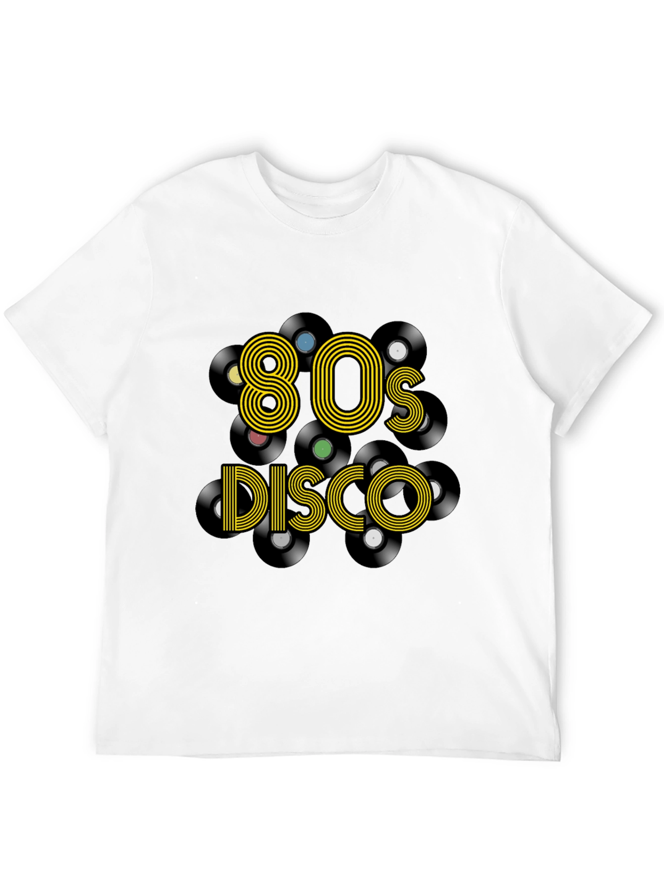 80s Disco Graphic Tee - Retro Style T-Shirt