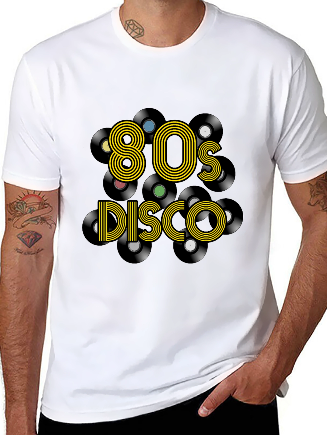 80s Disco Graphic Tee - Retro Style T-Shirt