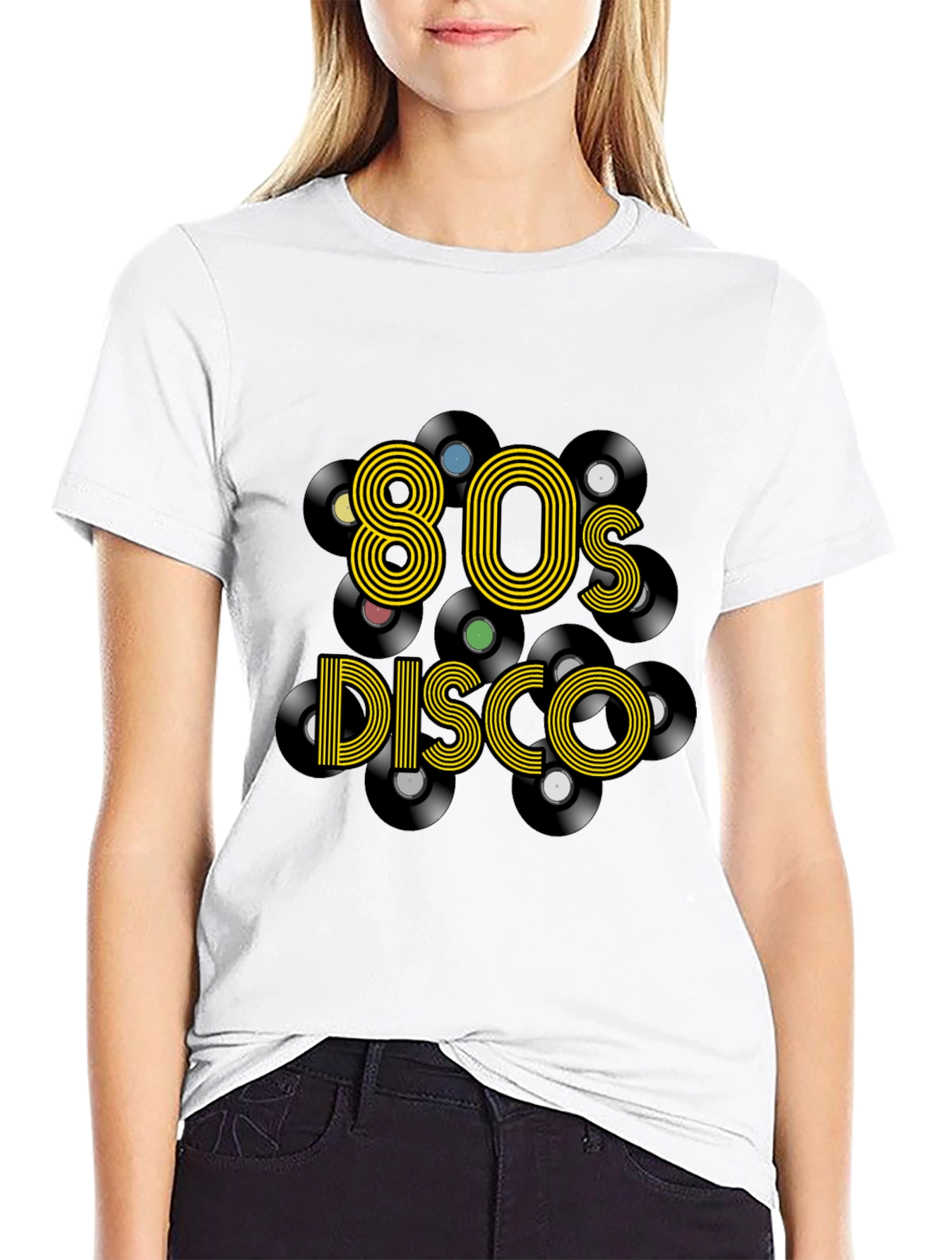 80s Disco Graphic Tee - Retro Style T-Shirt
