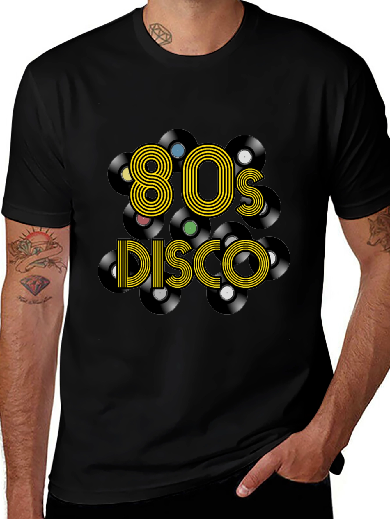 80s Disco Graphic Tee - Retro Style T-Shirt