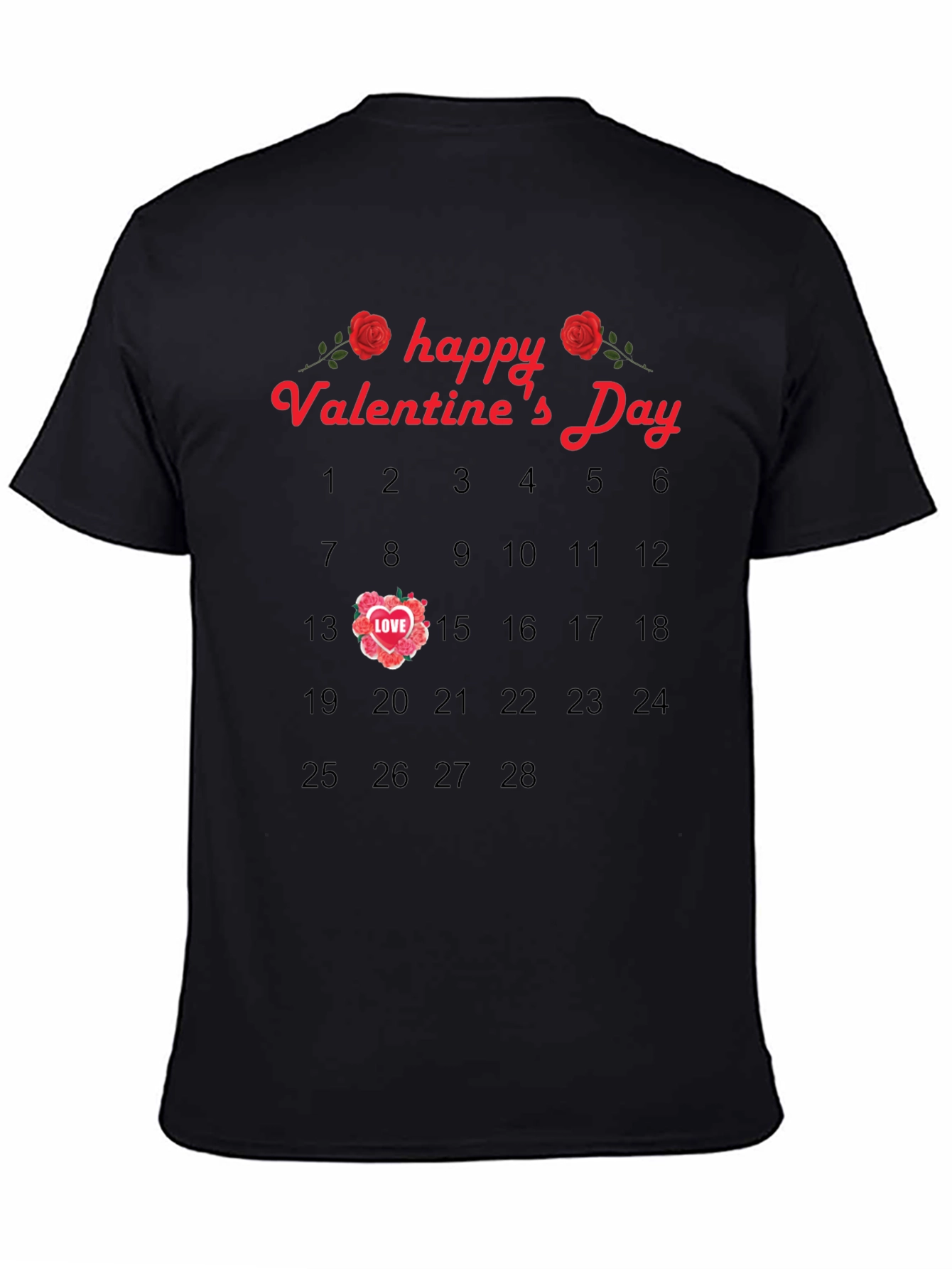 Valentines Day Calendar T-Shirt
