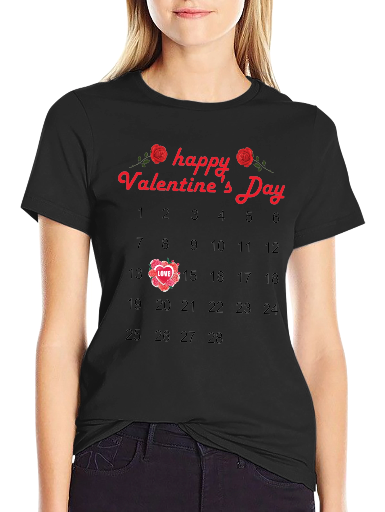 Valentines Day Calendar T-Shirt