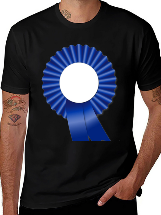 Blue Ribbon Graphic Tee - Achievement T-Shirt