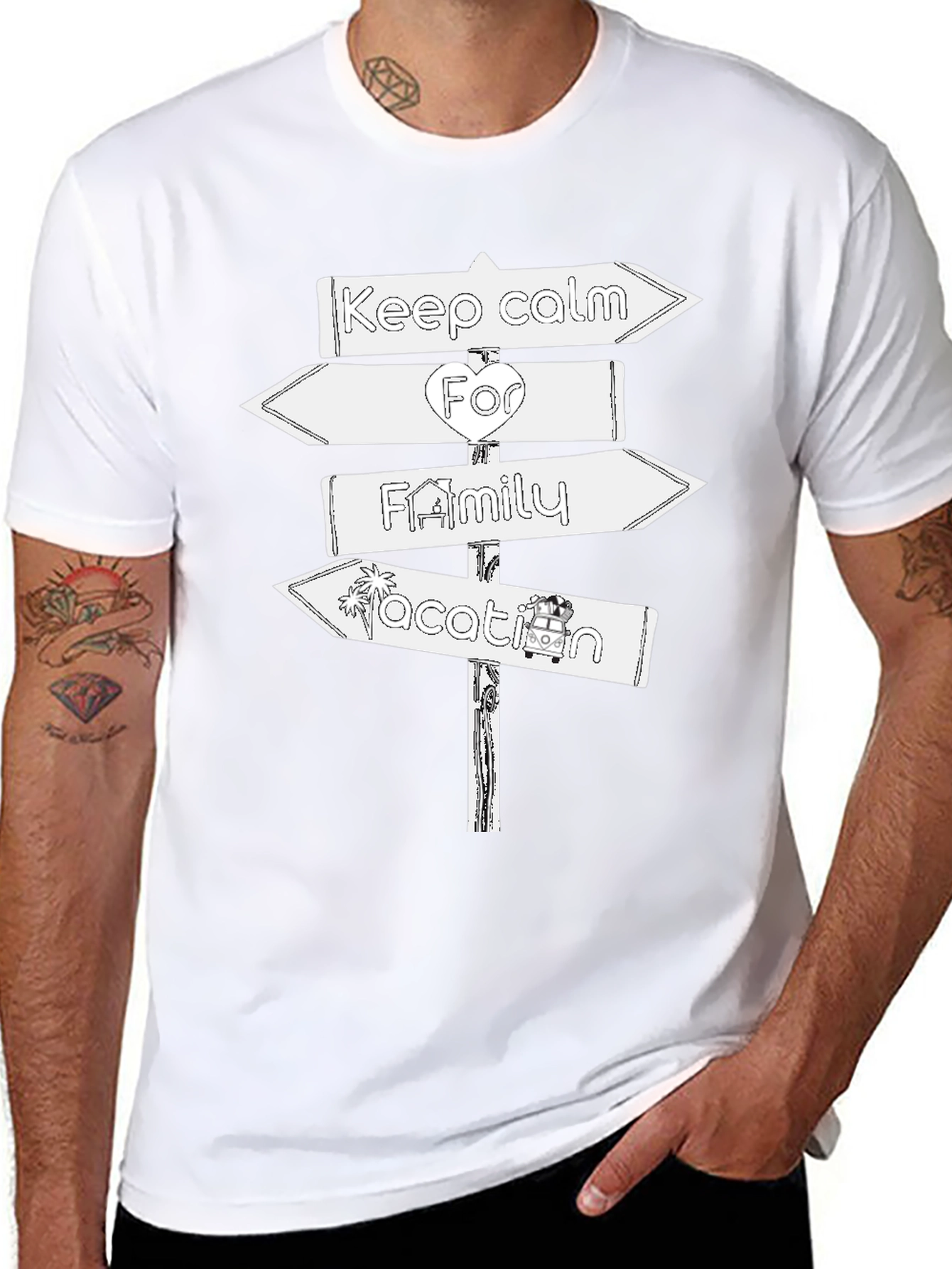 Family Vacation Tee: Keep Calm and Travel