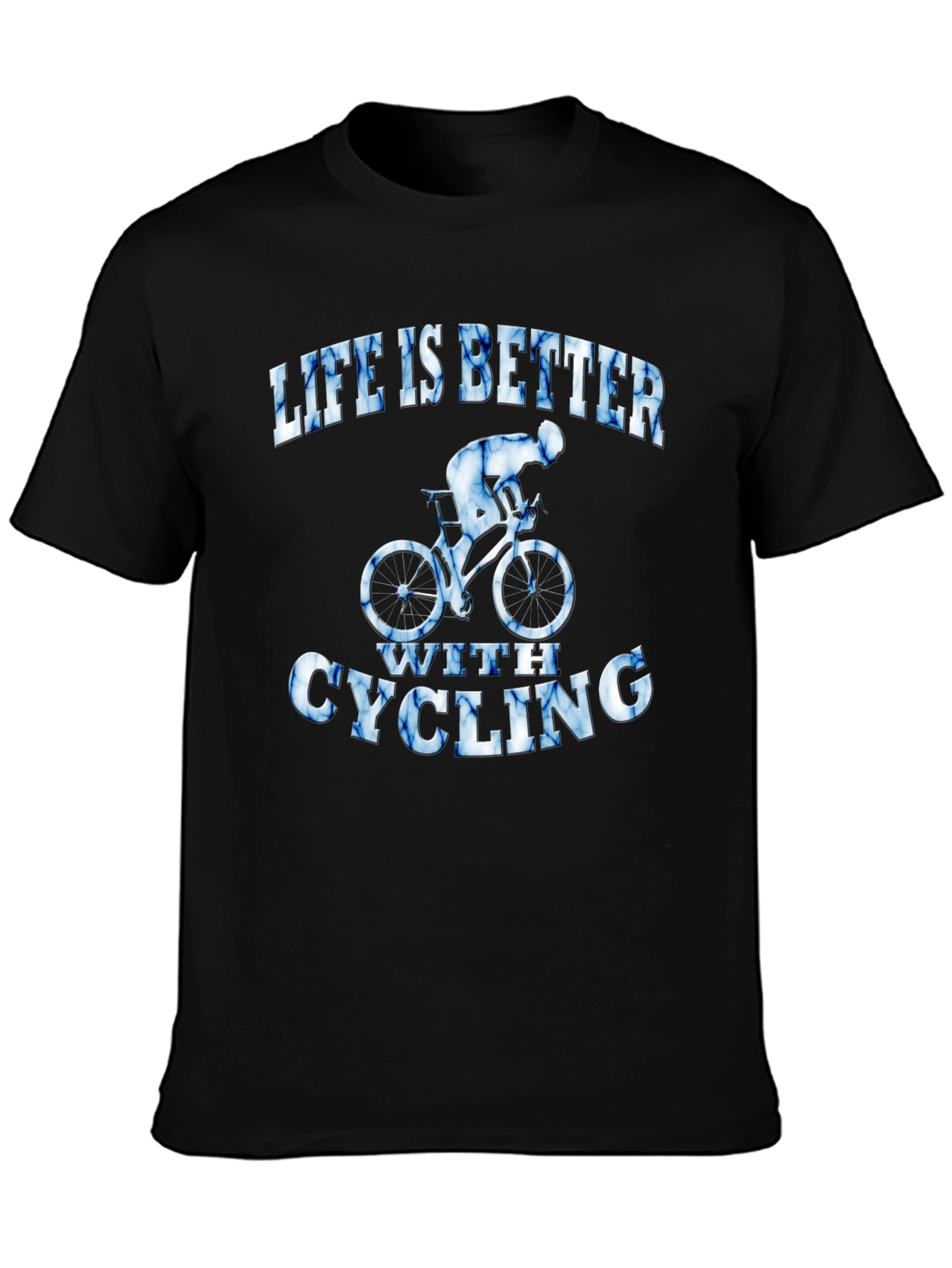 Life is Better with Cycling Graphic T-Shirt