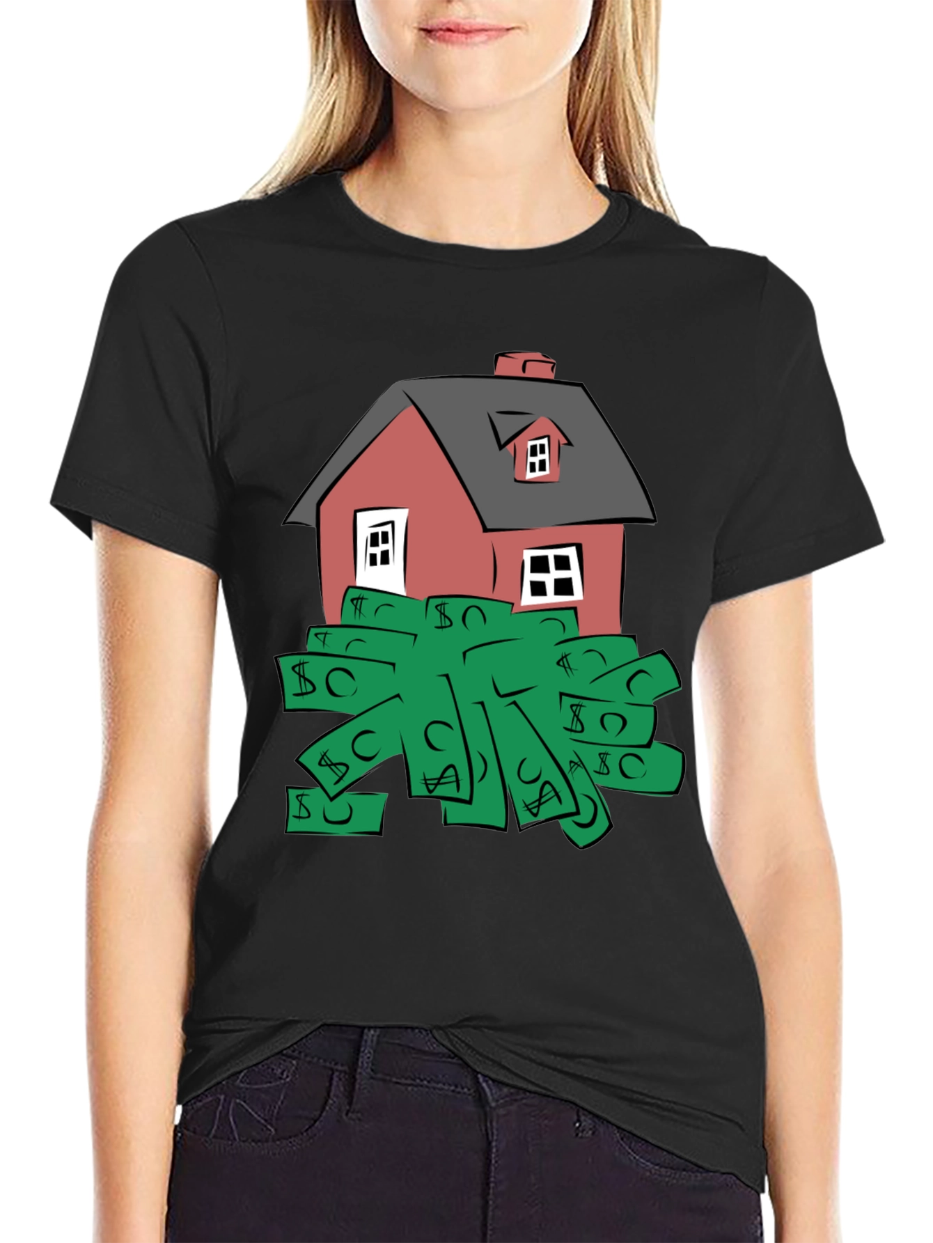House Money Graphic Tee - Black
