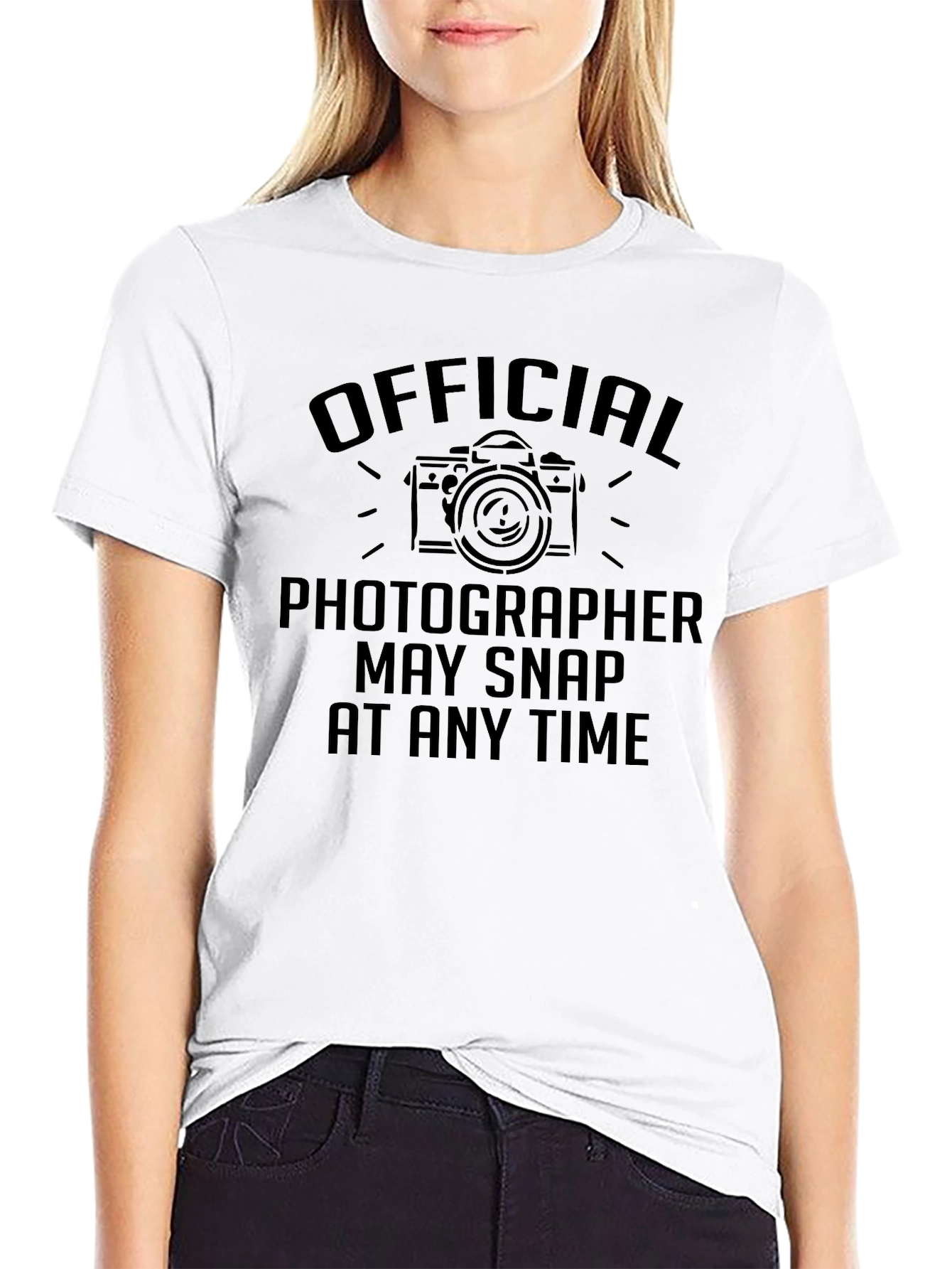Official Photographer T-Shirt - May Snap At Any Time!