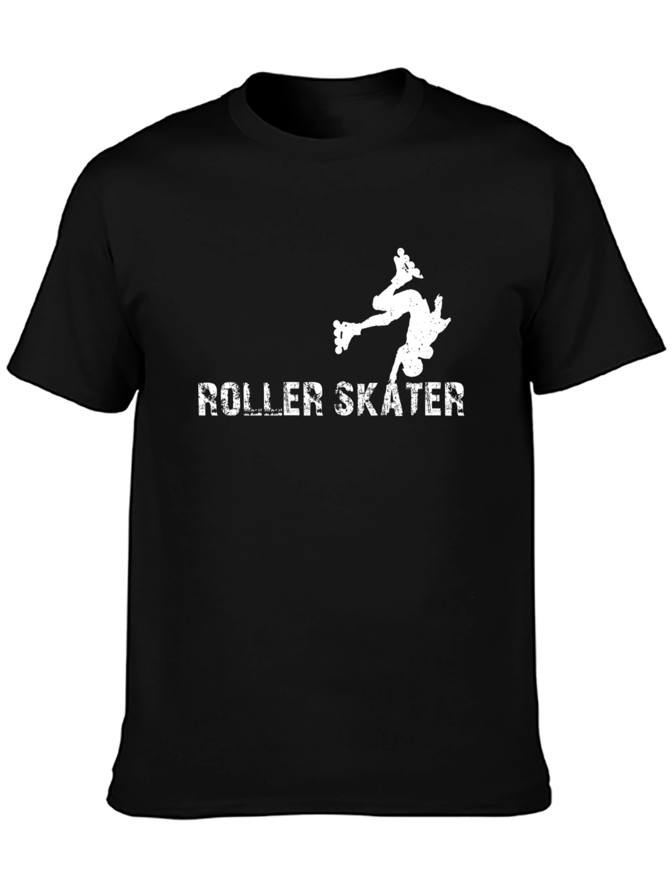 Roller Skater T-Shirt - Black Graphic Tee