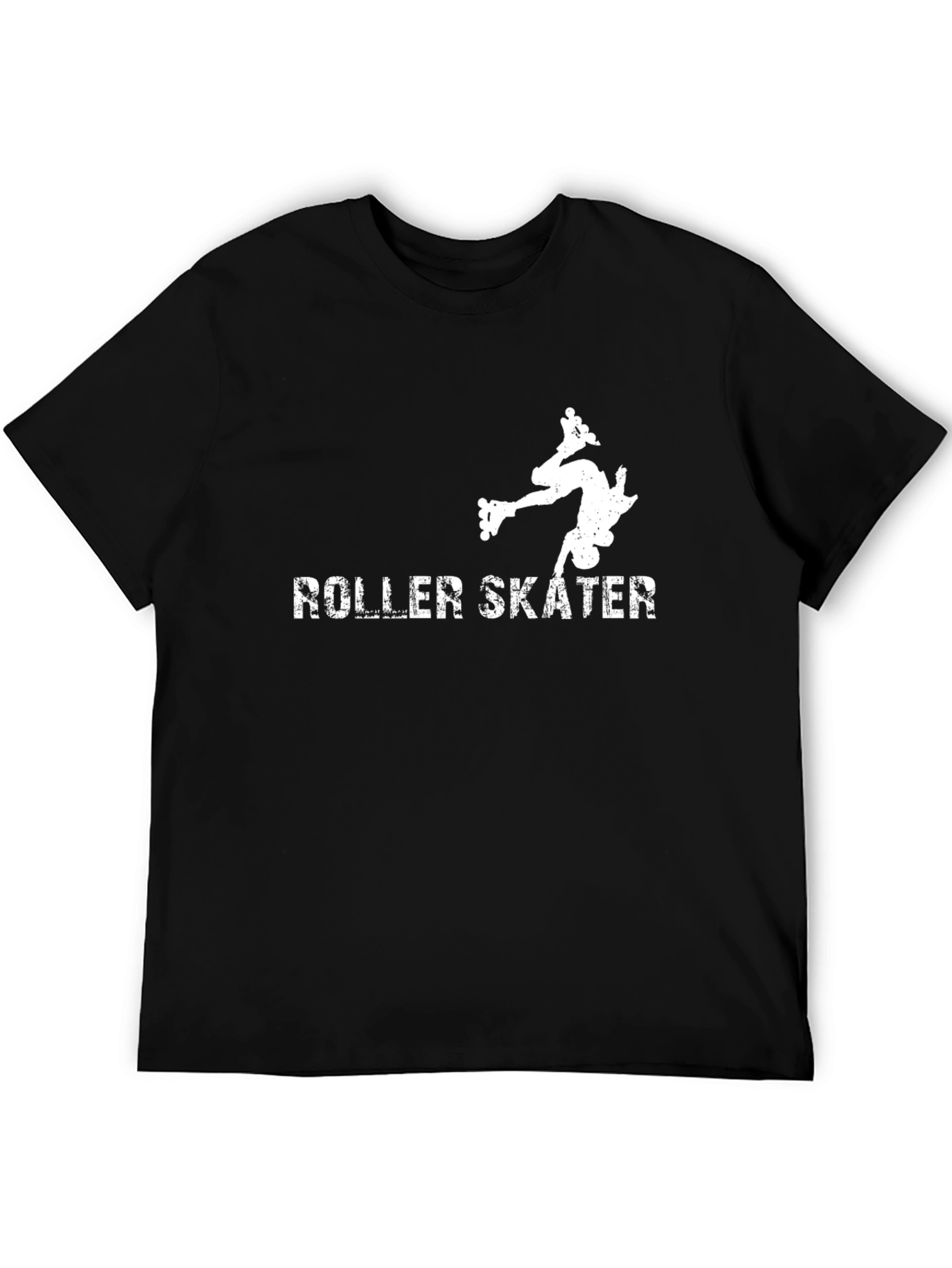 Roller Skater T-Shirt - Black Graphic Tee
