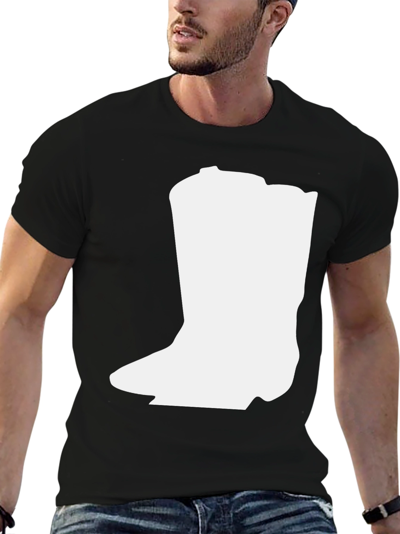 Cowboy Boot Graphic Tee - Western Style T-Shirt
