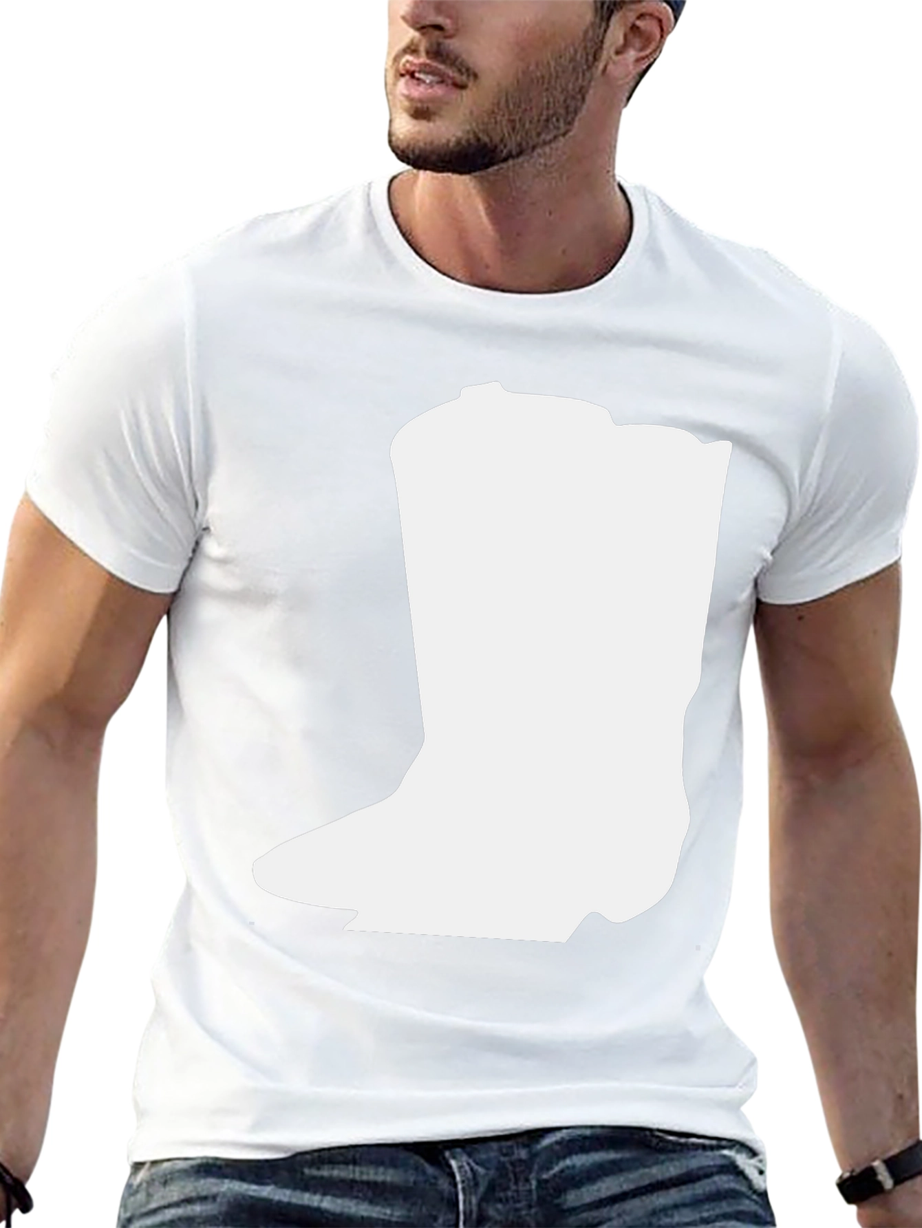 Cowboy Boot Graphic Tee - Western Style T-Shirt