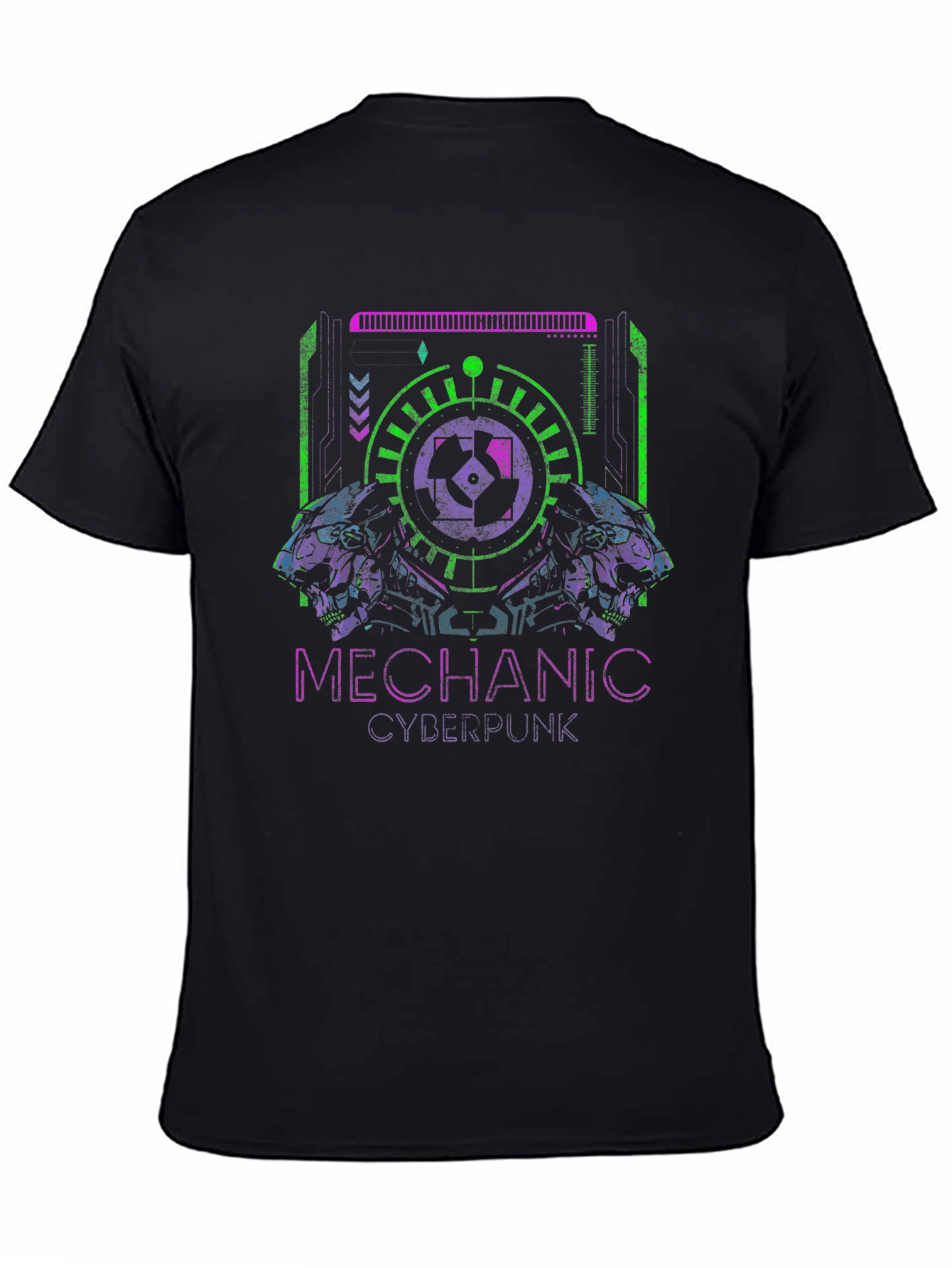 Cyberpunk Mechanic Graphic Tee