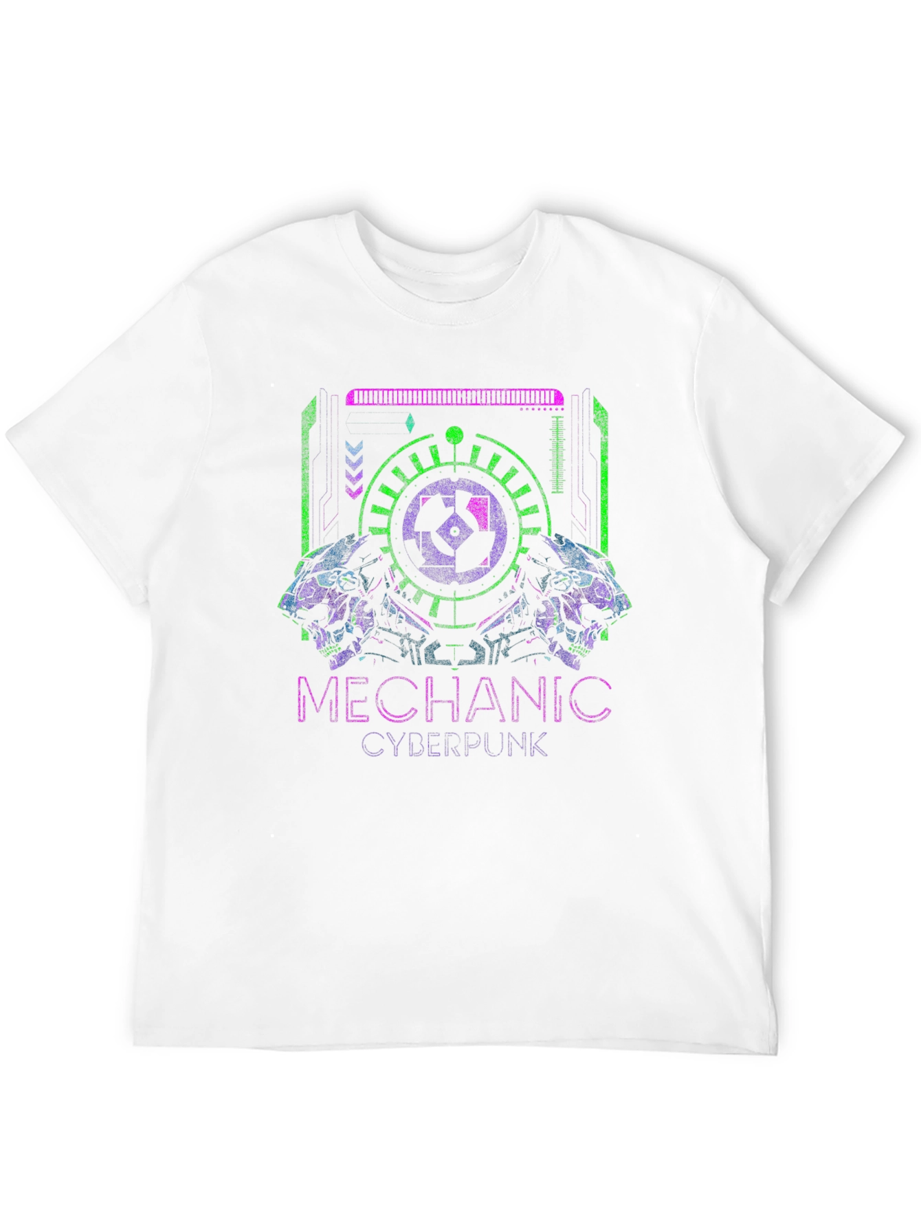 Cyberpunk Mechanic Graphic Tee