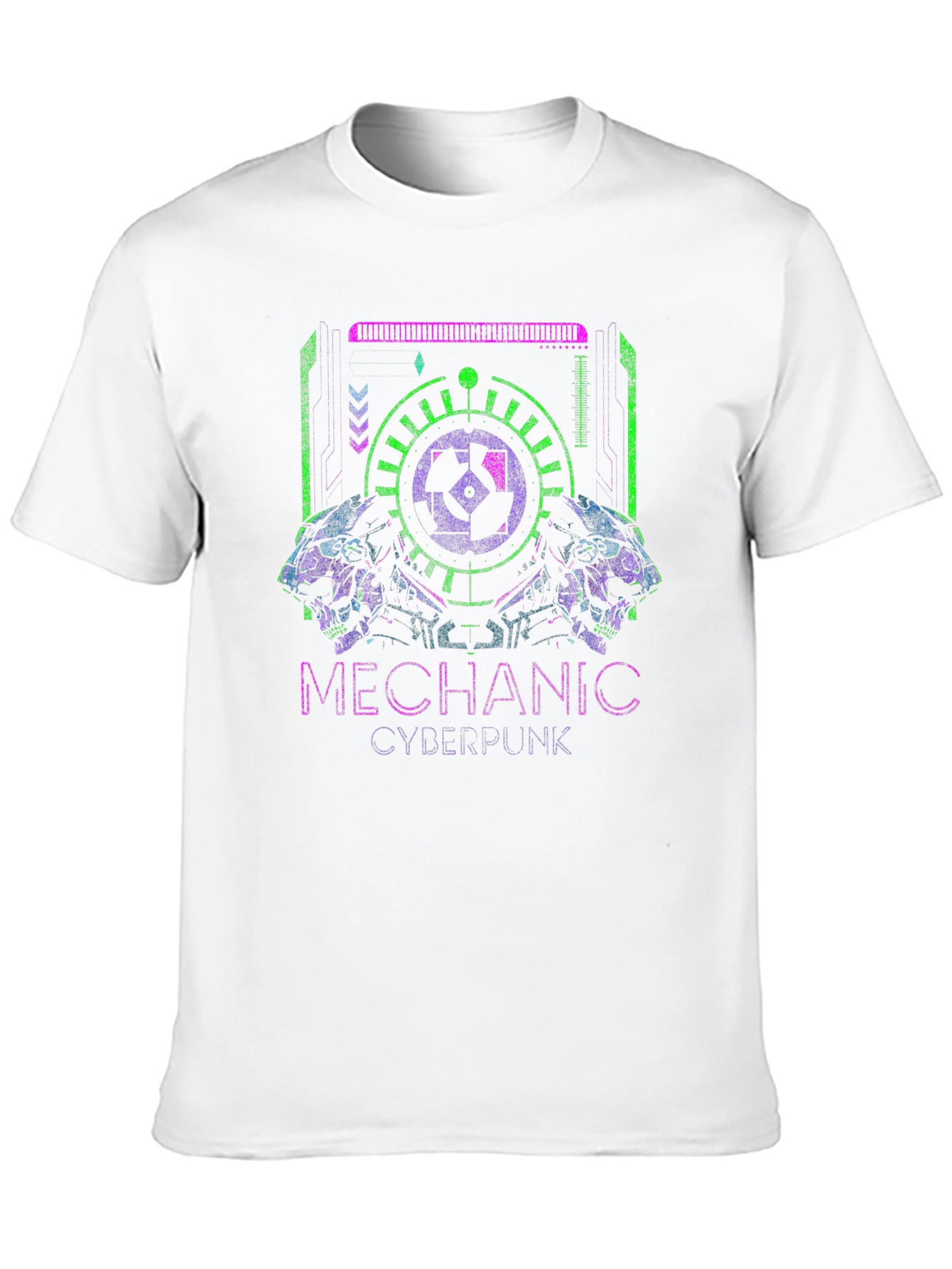 Cyberpunk Mechanic Graphic Tee