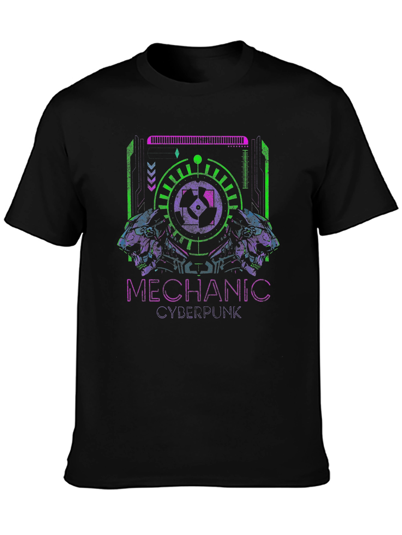 Cyberpunk Mechanic Graphic Tee