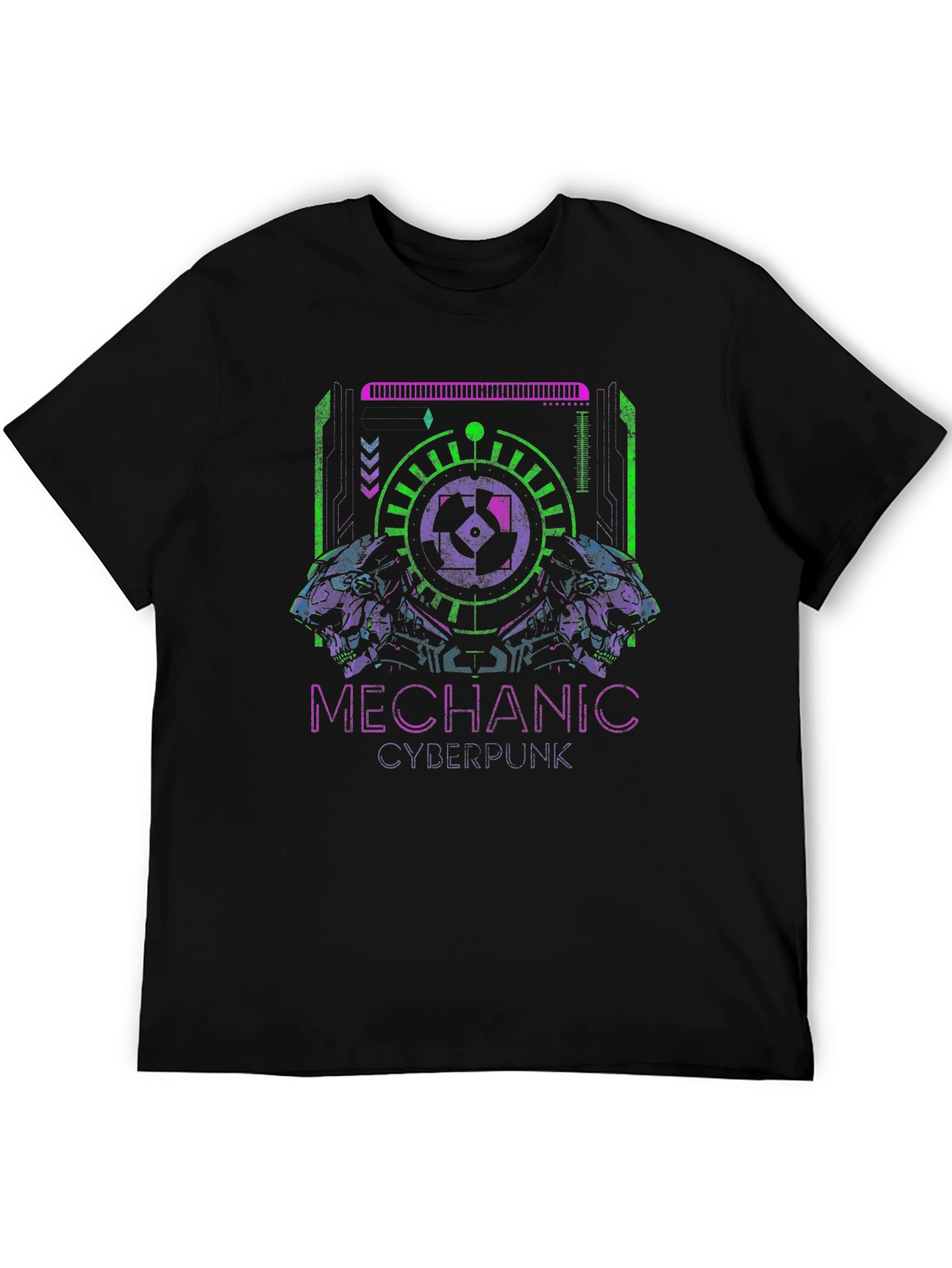 Cyberpunk Mechanic Graphic Tee