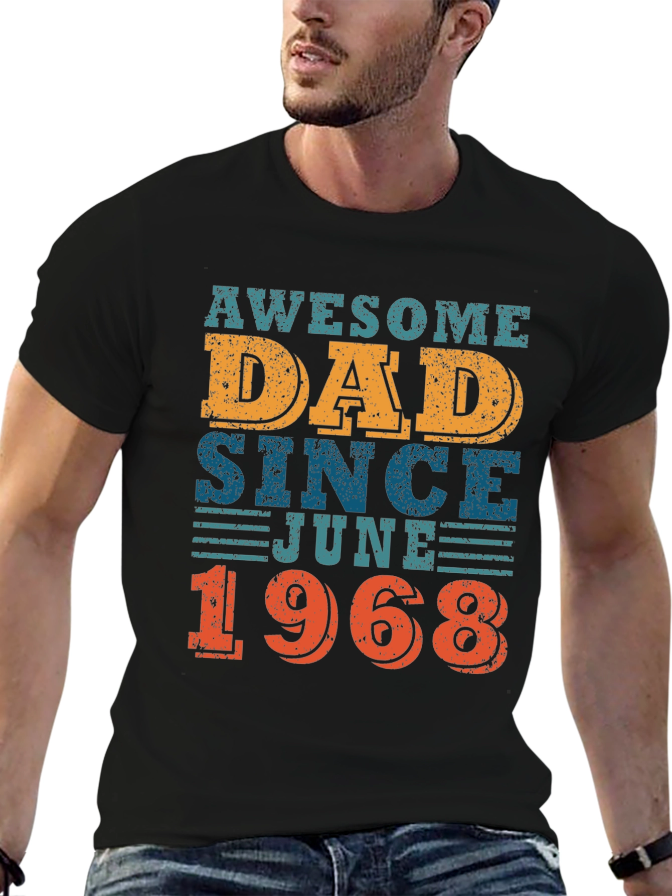 Awesome Dad Since June 1968 T-Shirt