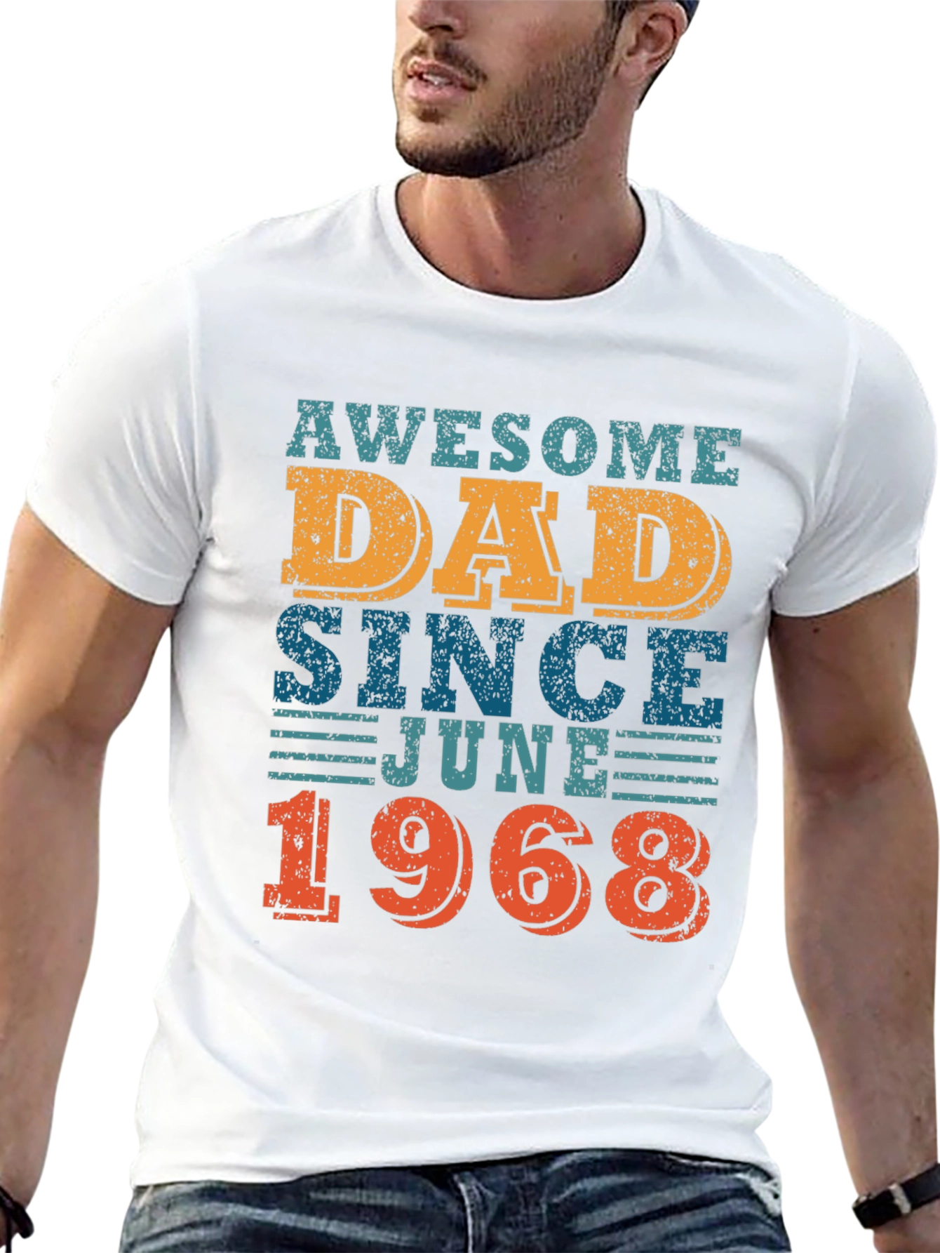 Awesome Dad Since June 1968 T-Shirt
