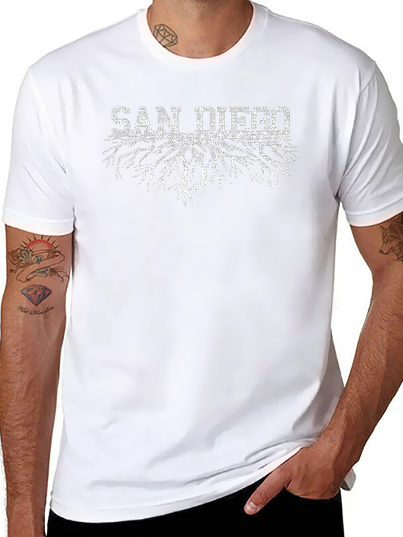 San Diego Roots Black T-Shirt