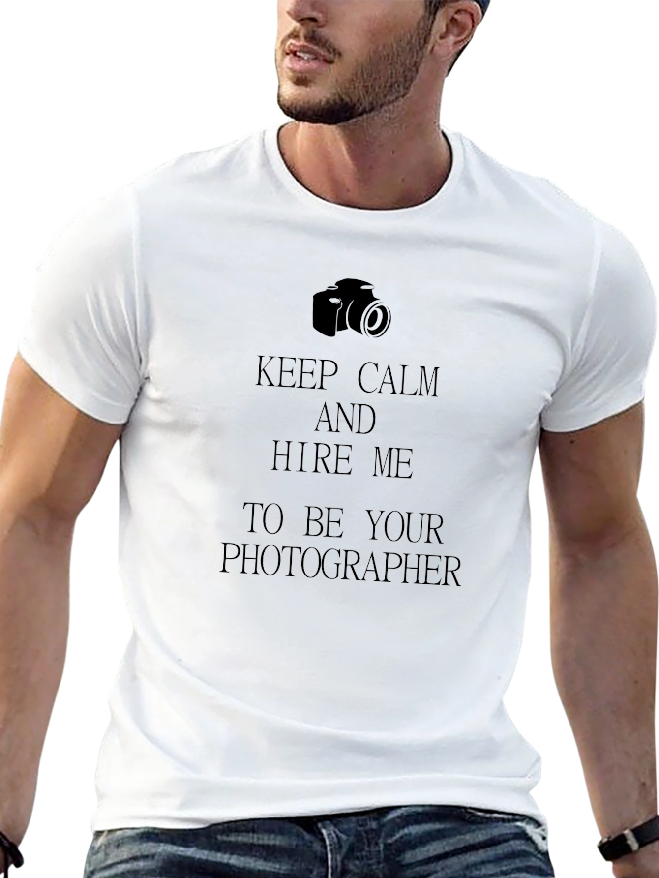Keep Calm Photographer Black T-Shirt