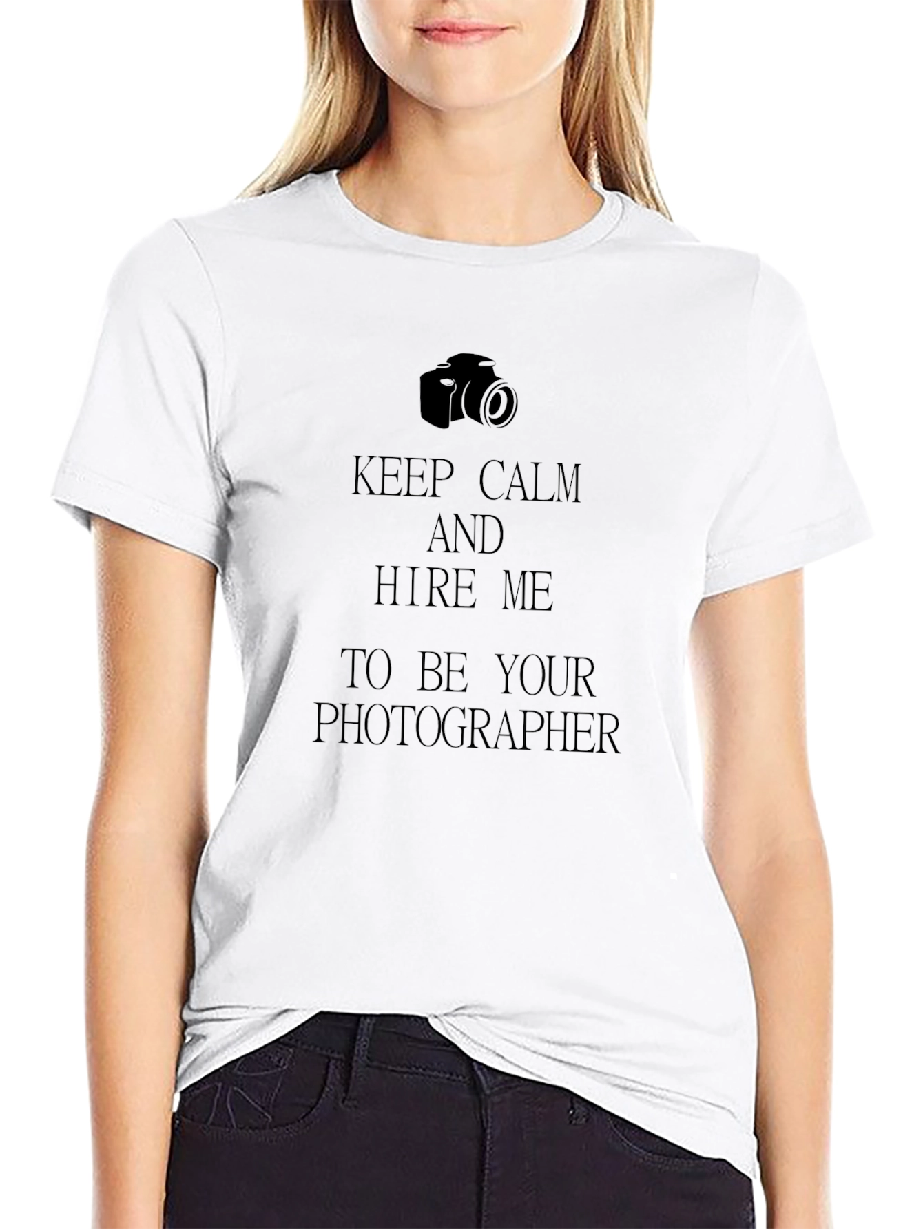 Keep Calm Photographer Black T-Shirt