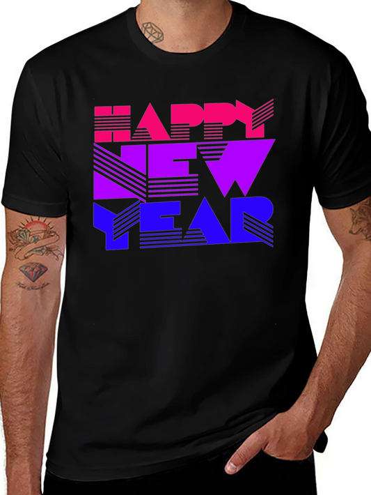 Happy New Year Gradient T-Shirt