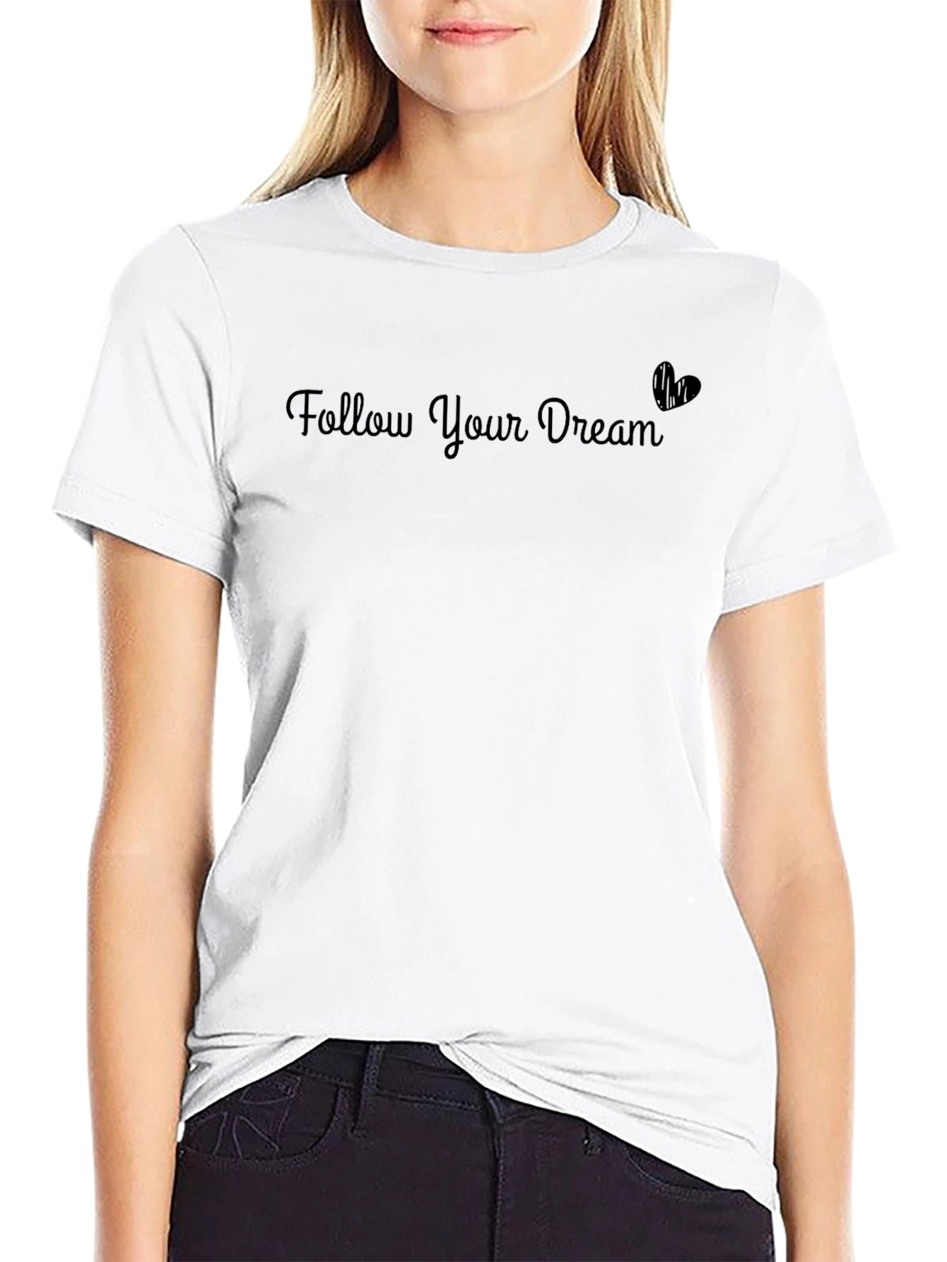 Follow Your Dream Black T-Shirt