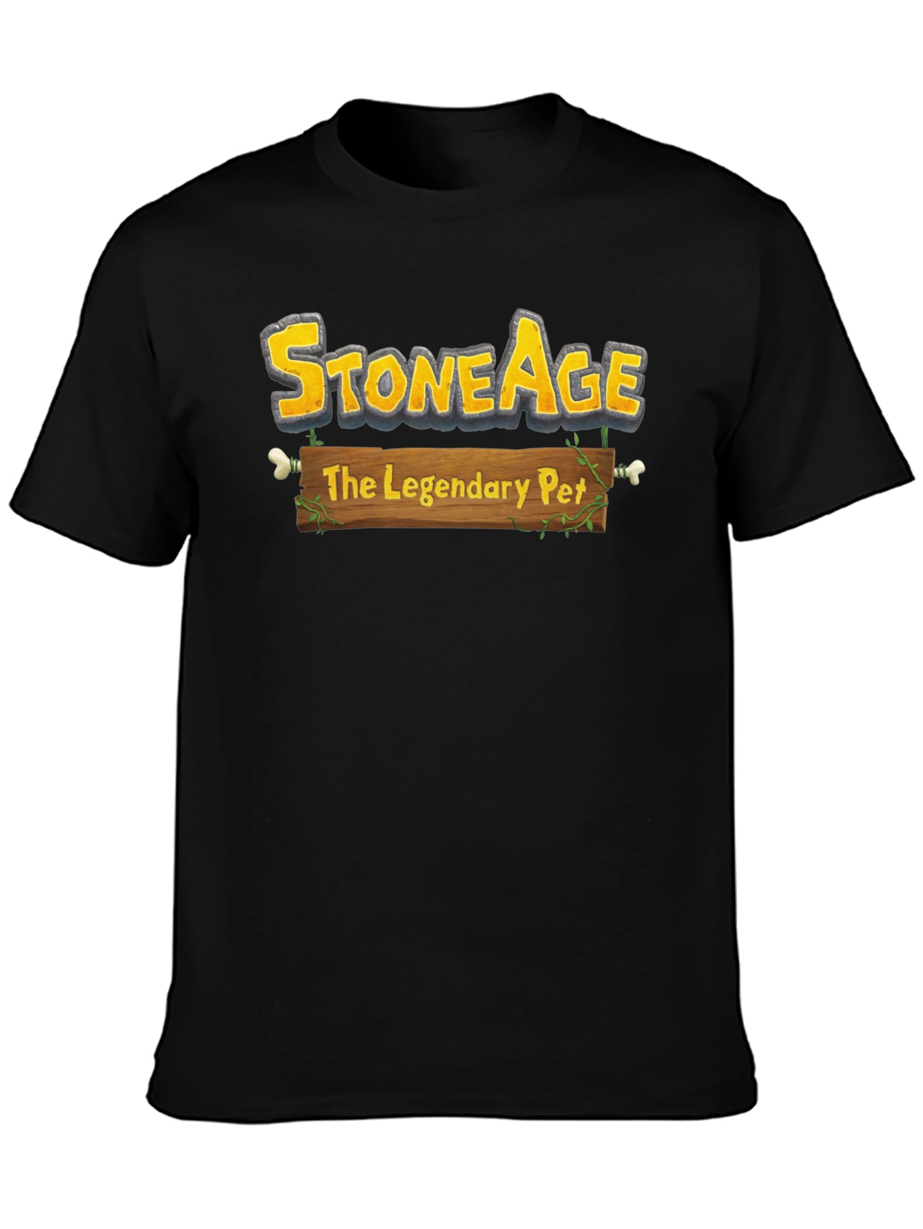 Stone Age The Legendary Pet Graphic T-Shirt