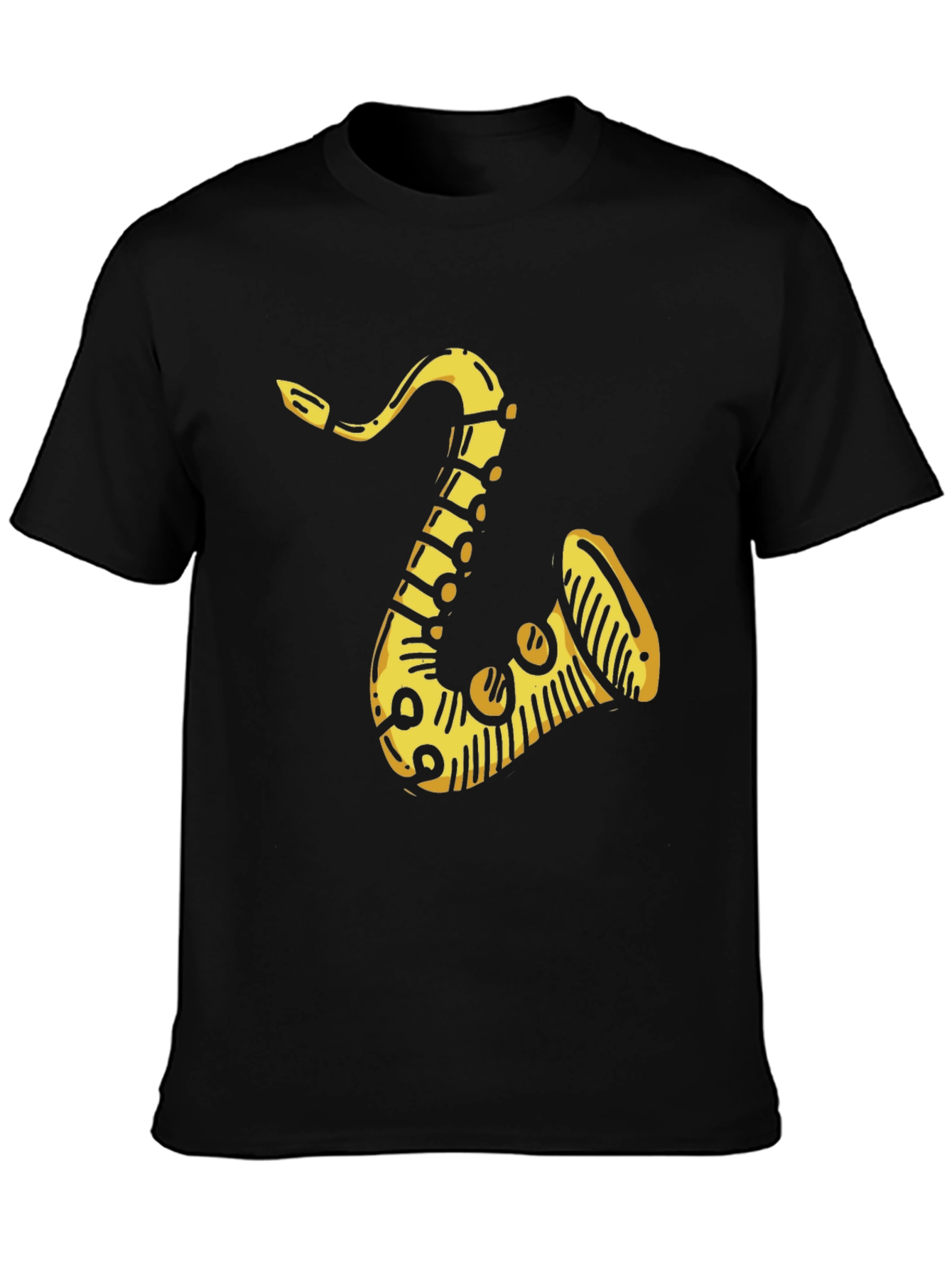 Saxophone Graphic Tee - Cool Music Lover Shirt