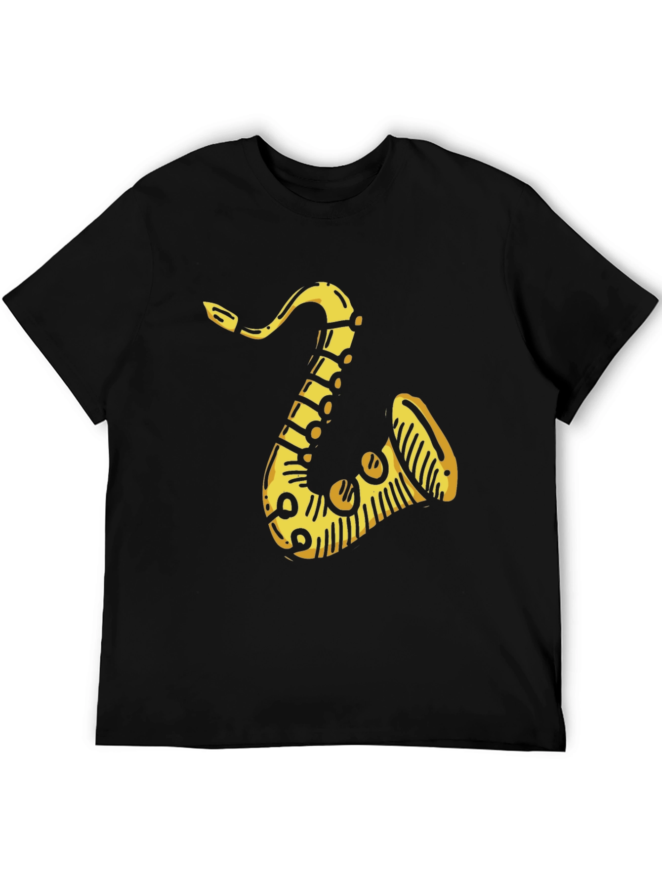 Saxophone Graphic Tee - Cool Music Lover Shirt