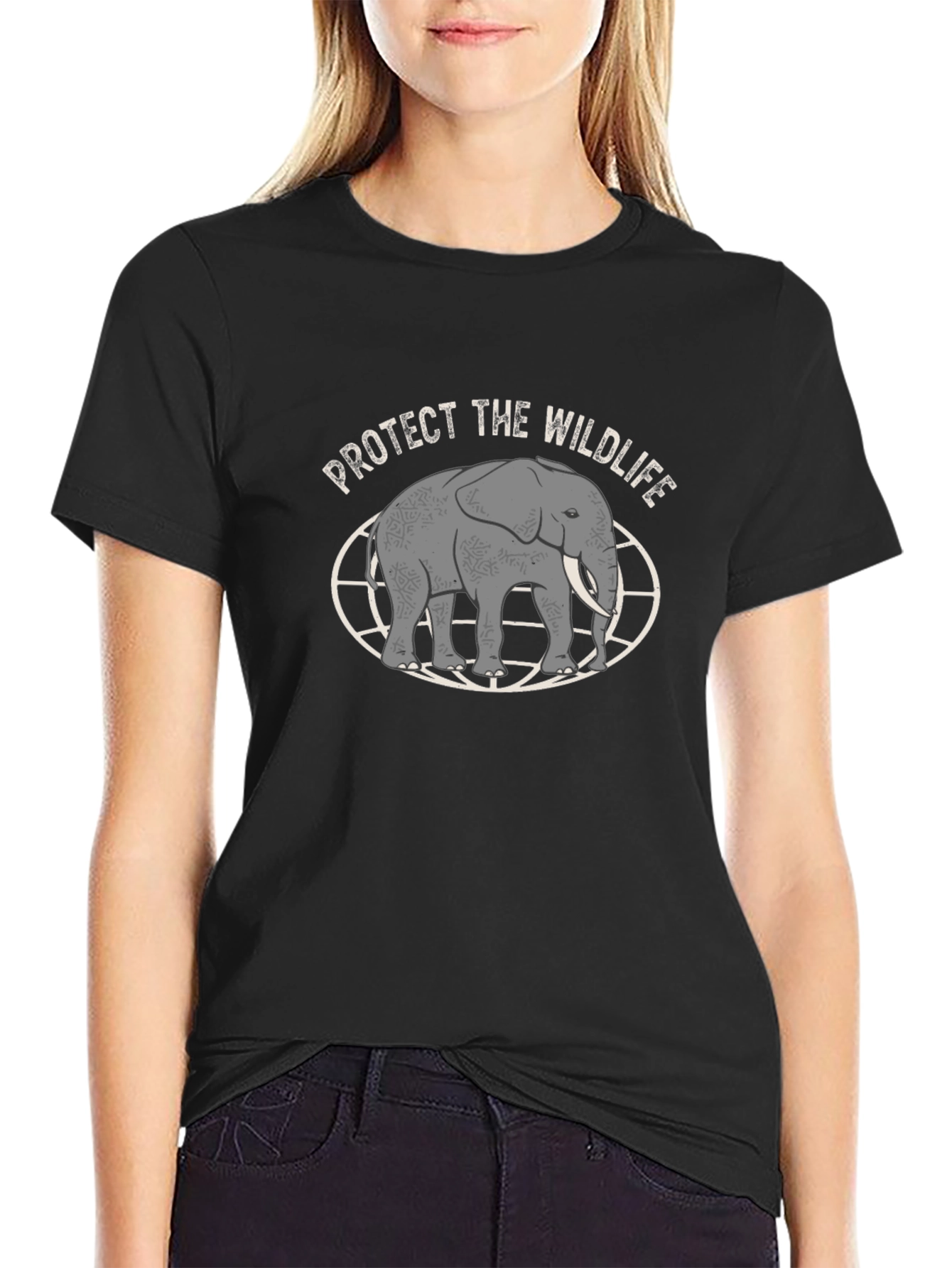 Protect Wildlife T-Shirt - Elephant Design