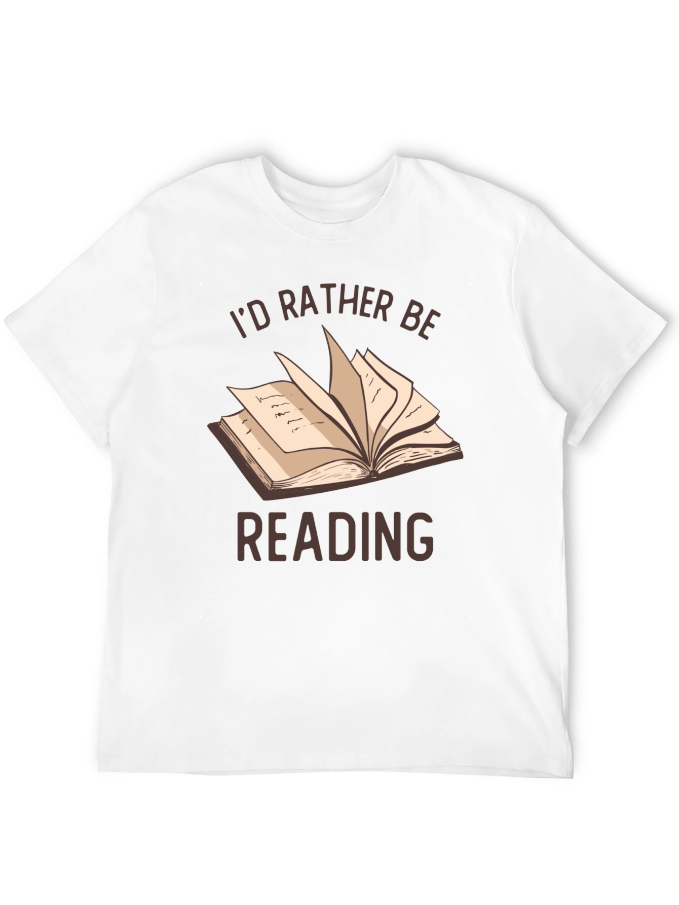 Id Rather Be Reading T-Shirt | Book Lover Tee