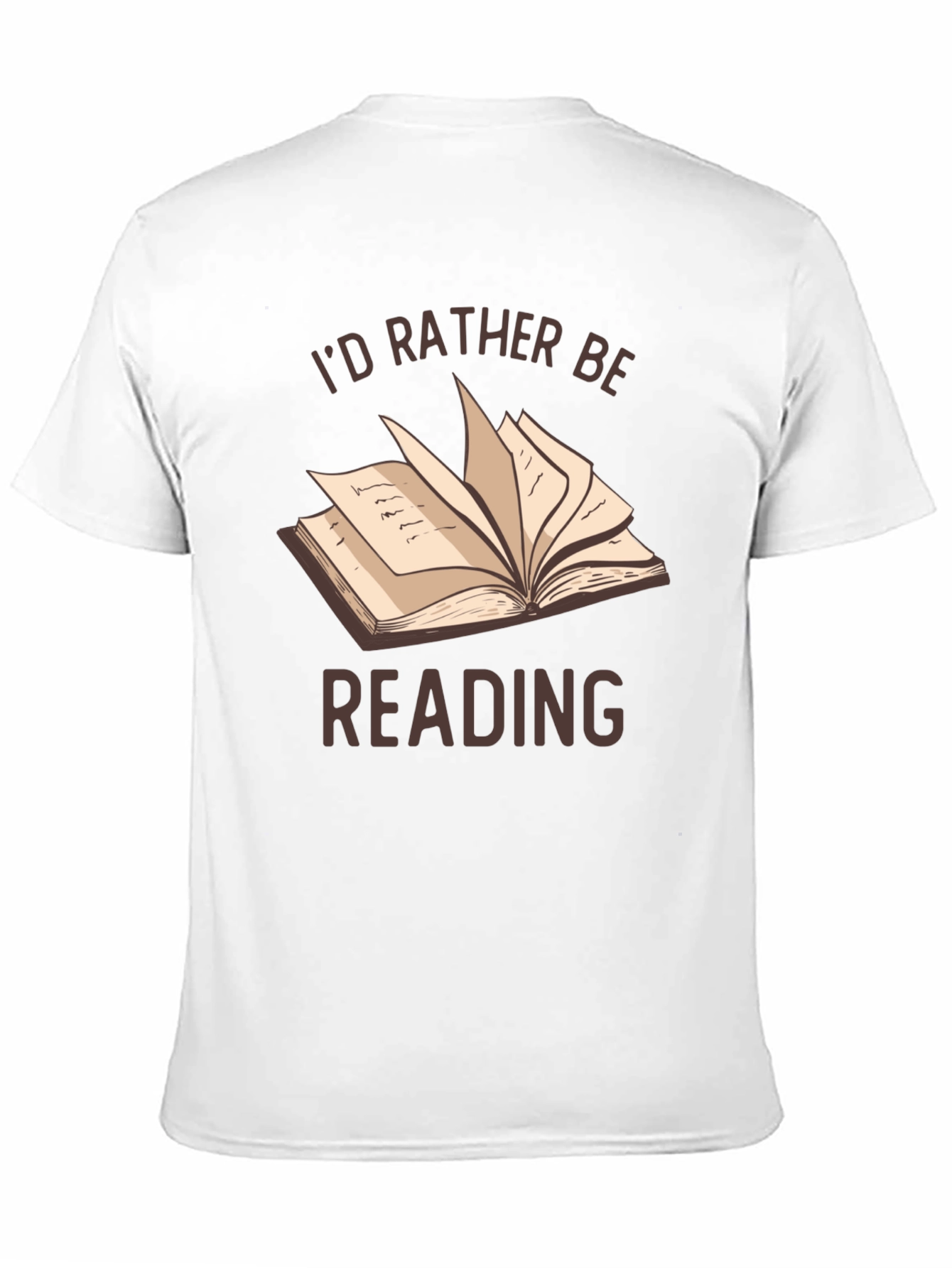 Id Rather Be Reading T-Shirt | Book Lover Tee